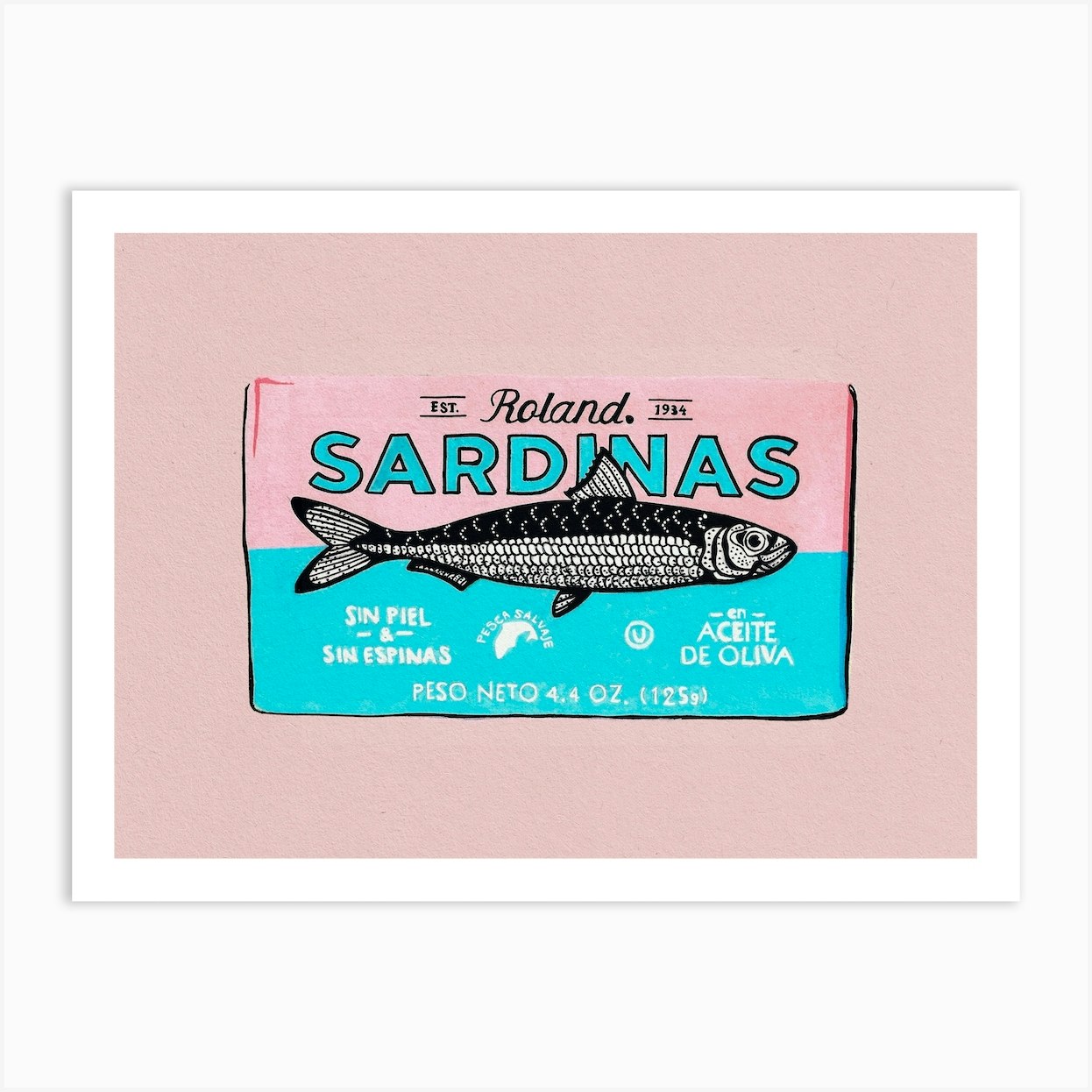 Sardines In A Tin Kitchen Art Print by Studio Mandariini - Fy