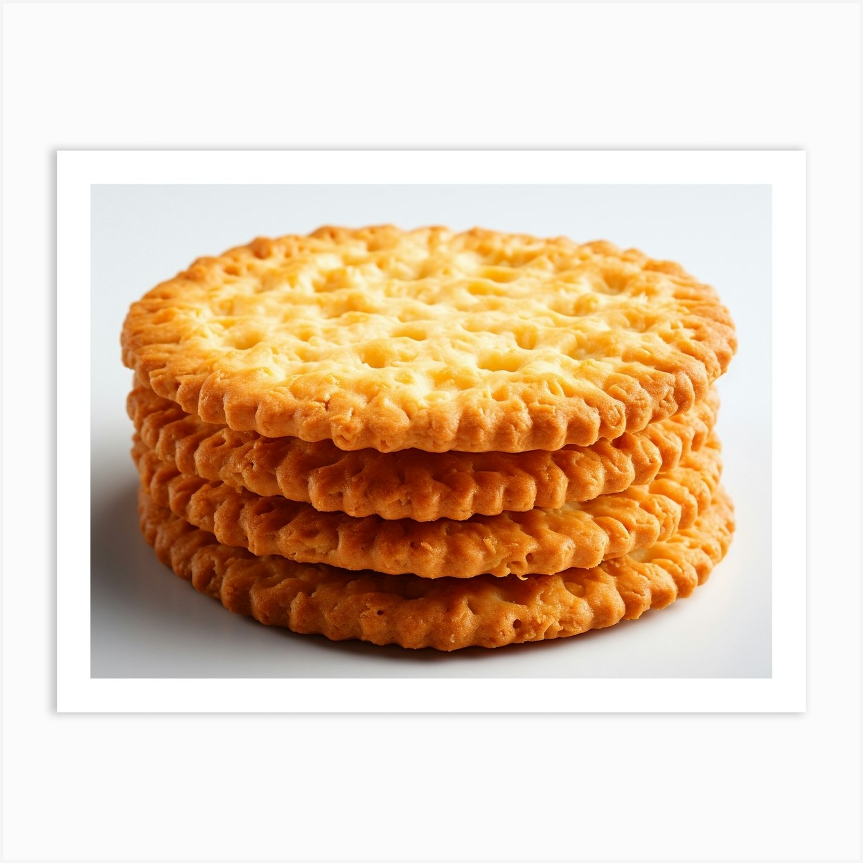 Stack Of Biscuits Art Print by Kem Hajizan - Fy