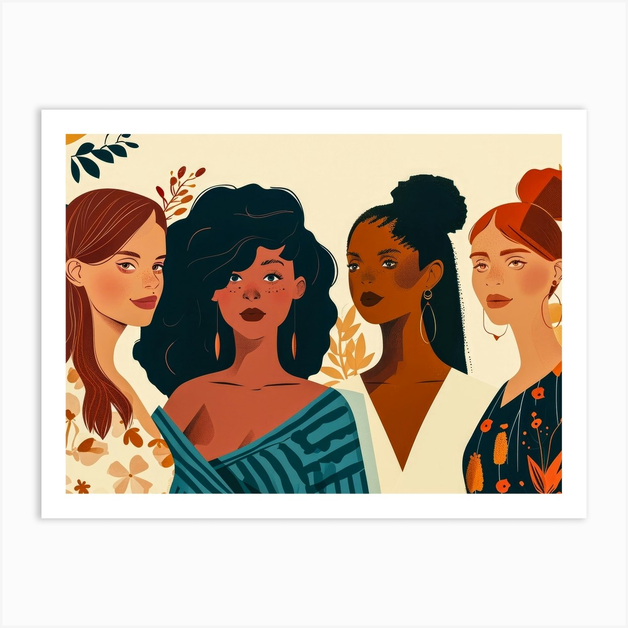 Group Of Women 8 Art Print by Juanma Taborda - Fy