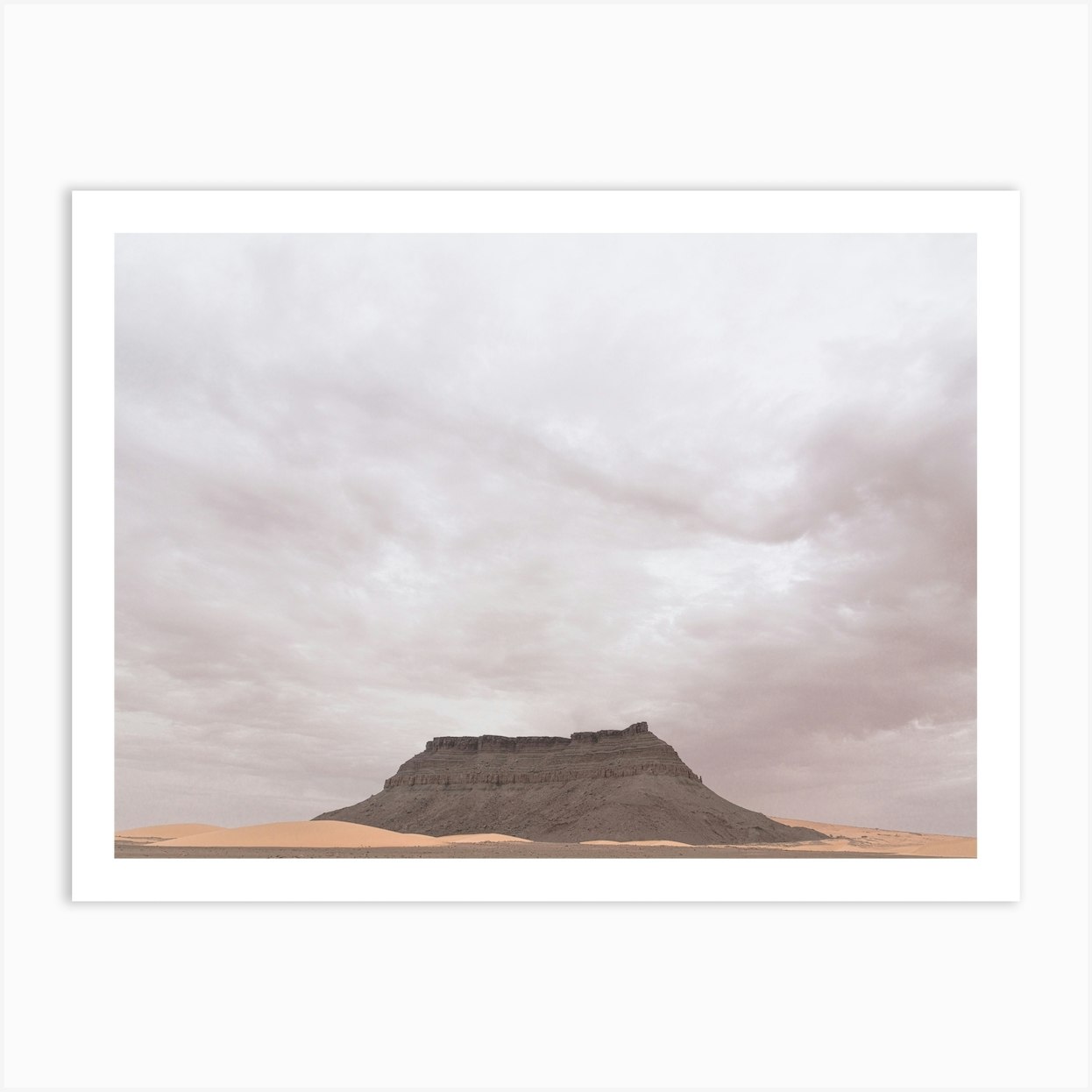 Rock In The Sahara Desert Art Print by Photolovers Fy