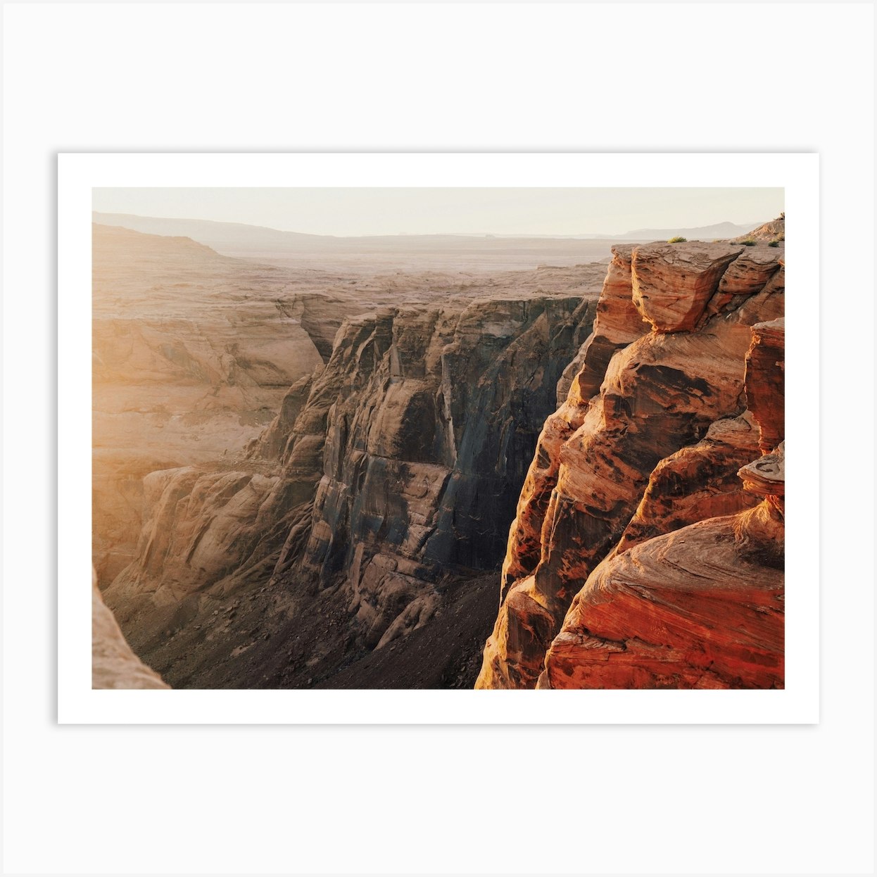 Canyon Sunset Art Print by Boheme At Home - Fy