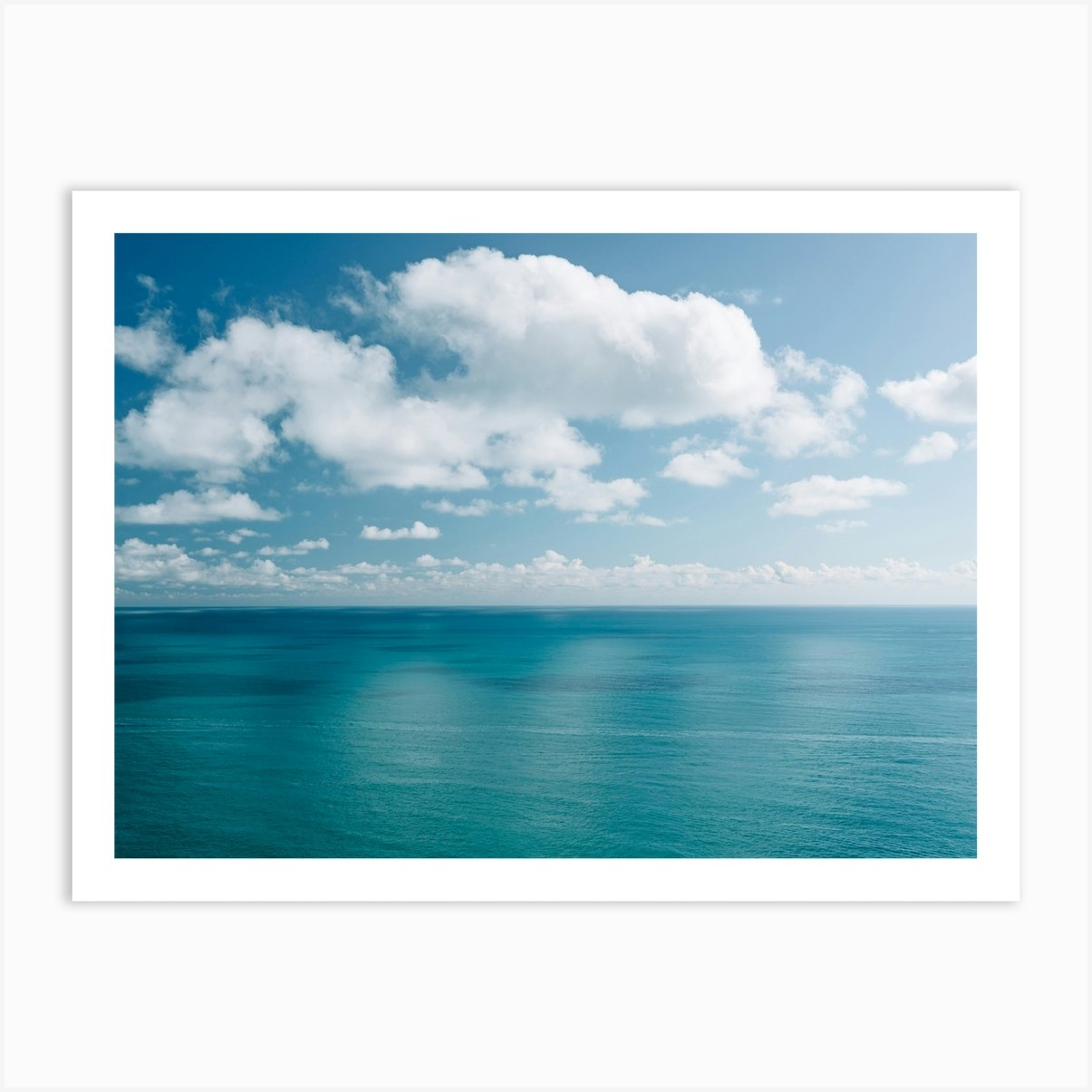 Amalfi Coast Ocean View VII Art Print by Bethany Young Fy