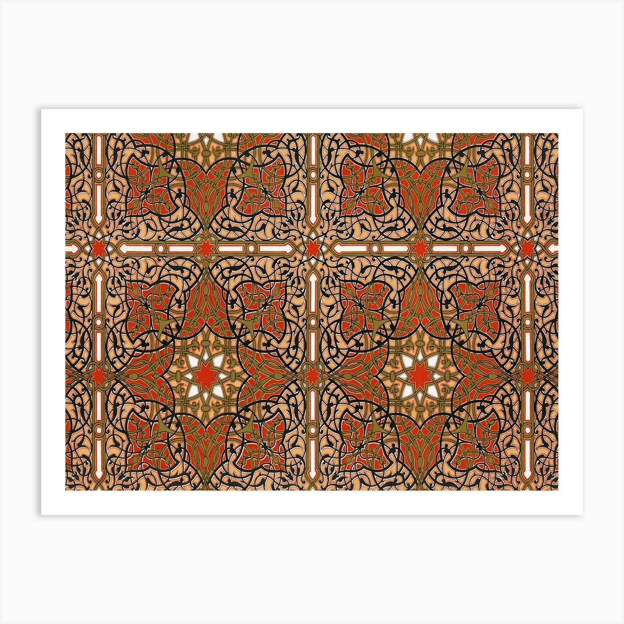 Arabic Art Pattern, Emile Prisses D’Avennes, La Decoration Arabe ...