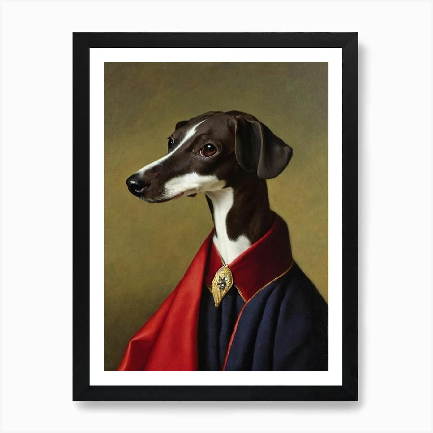 Italian greyhound renaissance store paintings