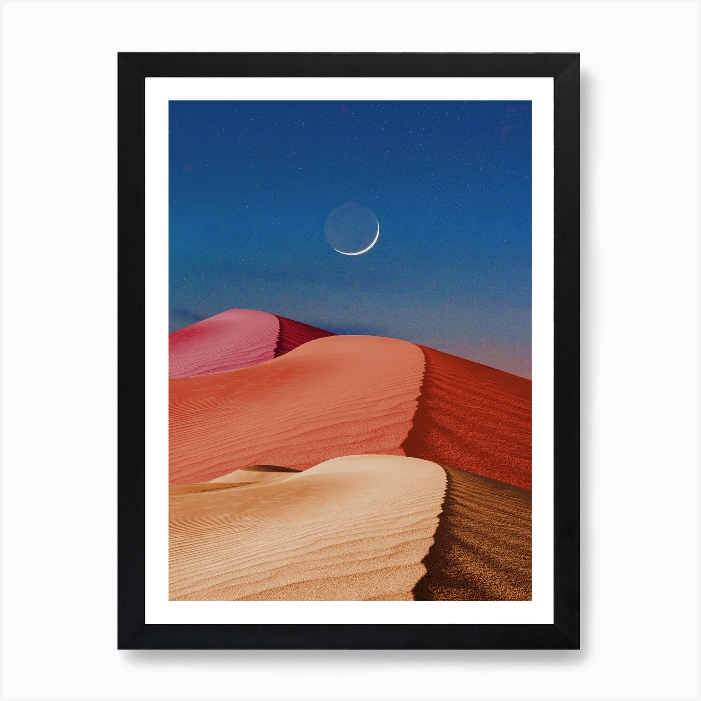 Abstract Dunes 320 Art Print by Leaf and Petal Design - Fy