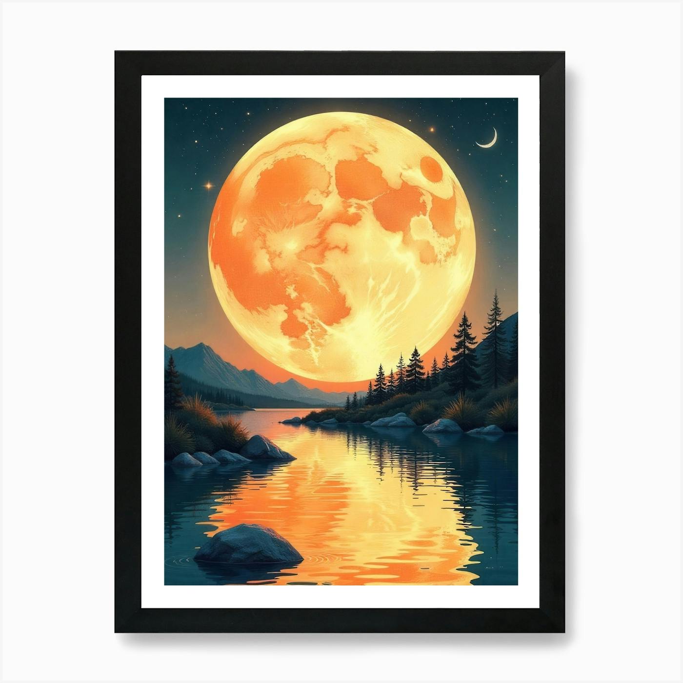 芸術写真 Nature Photograph Full Moon Art Print il_fullxfull.3575637024_doy3.jpg