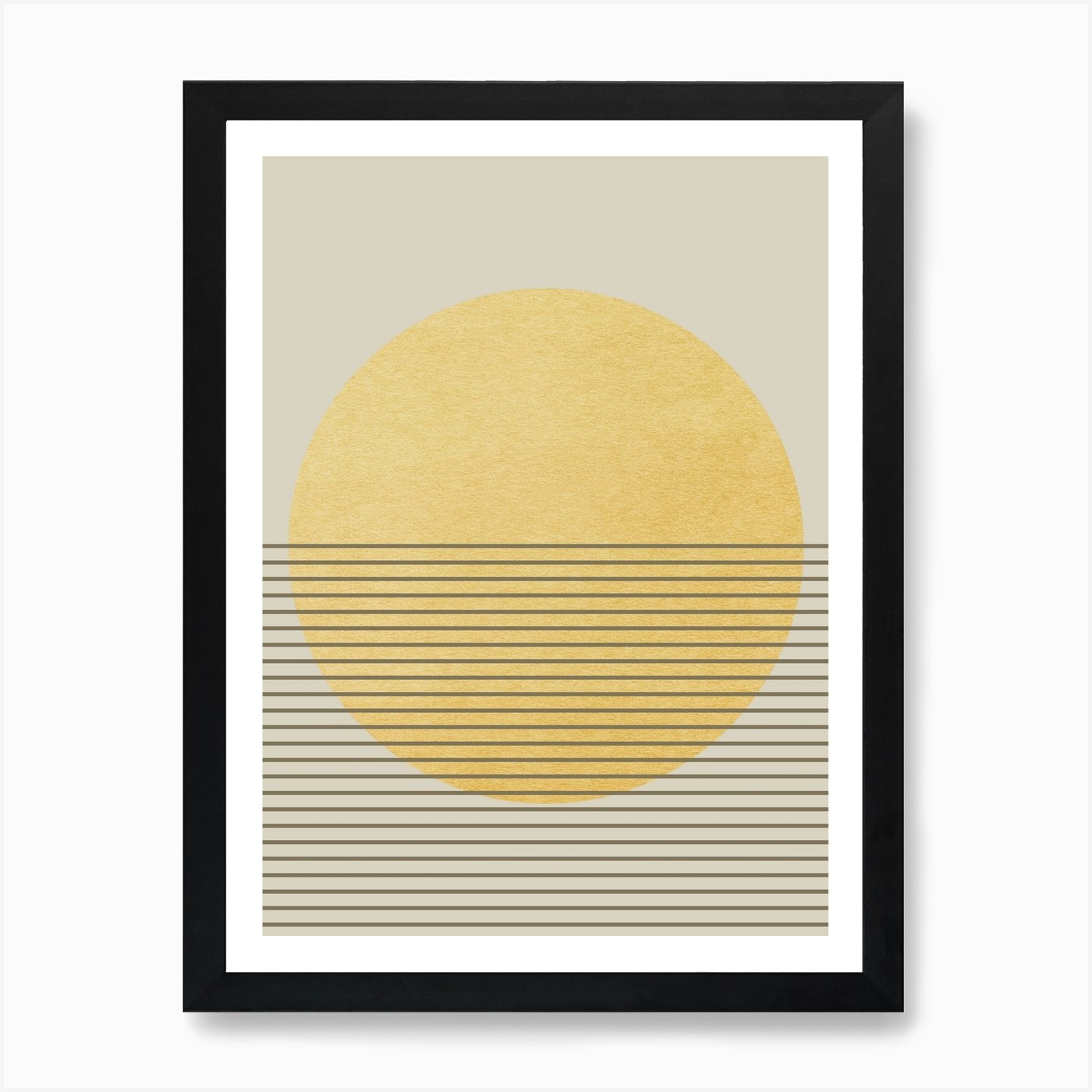 Sun Minimal Art Print by Georgiana Paraschiv - Fy