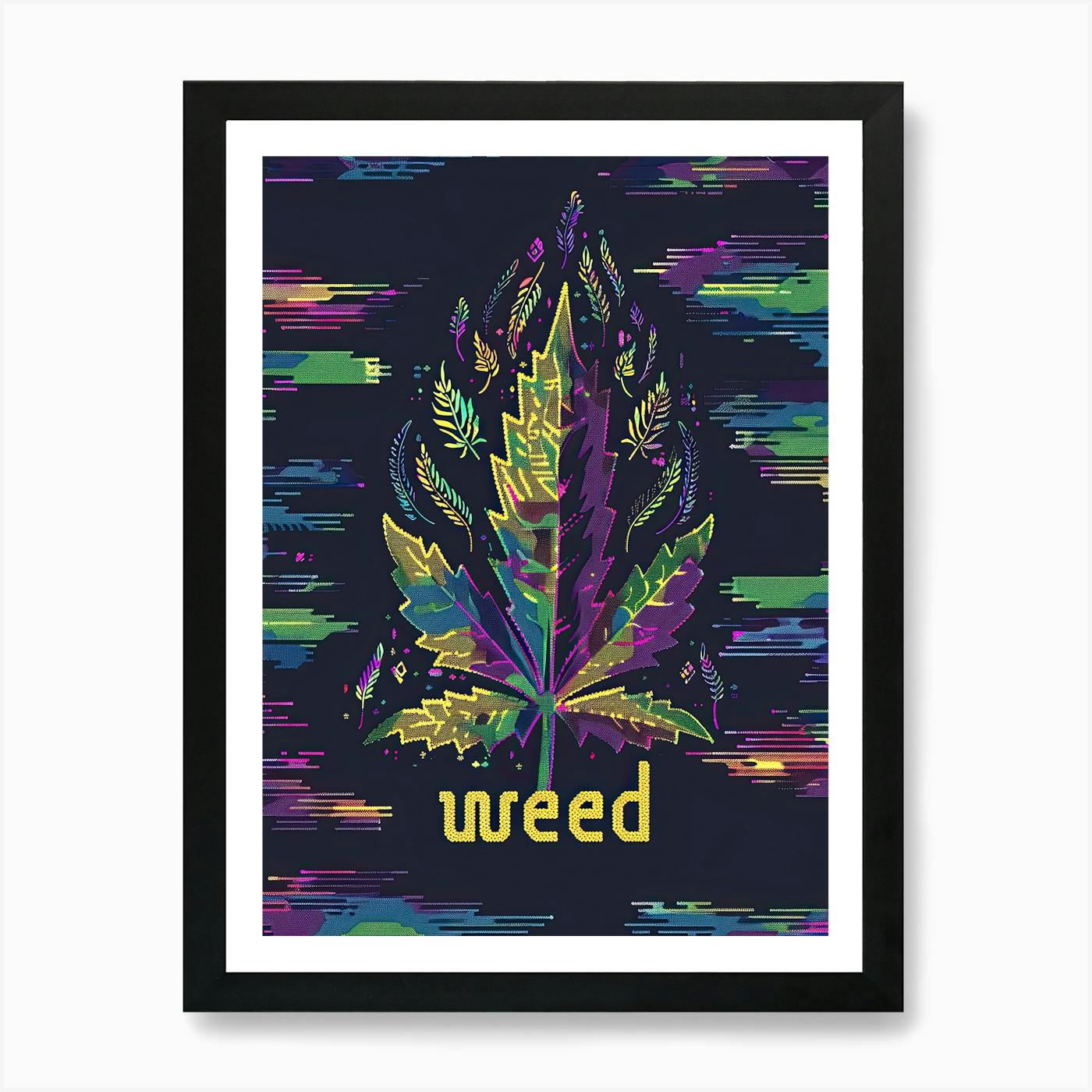 Pop Art Cannabis Art Print by Art-Syndicate - Fy