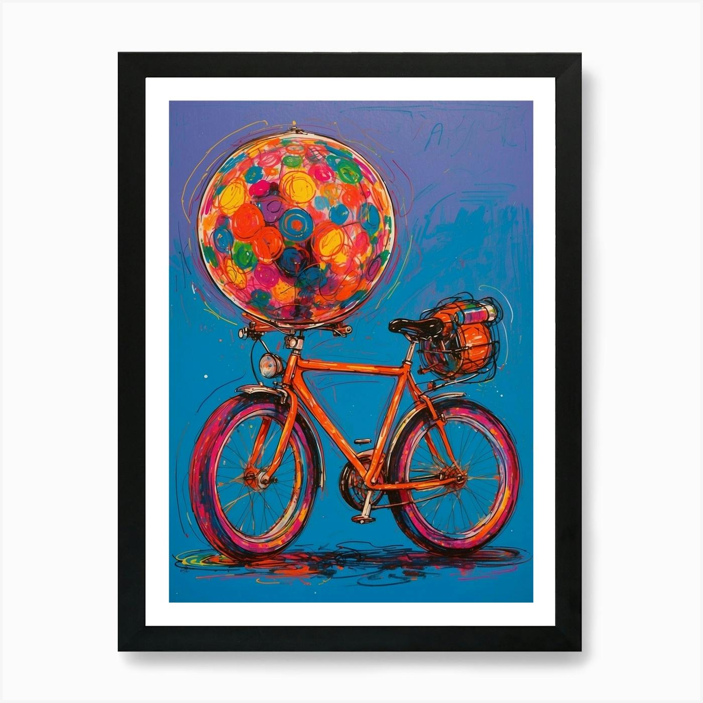 The Bicycle' Art Print by Artisan Print Studio - Fy The Bicycle' Art Print by Artisan Print Studio - Fy