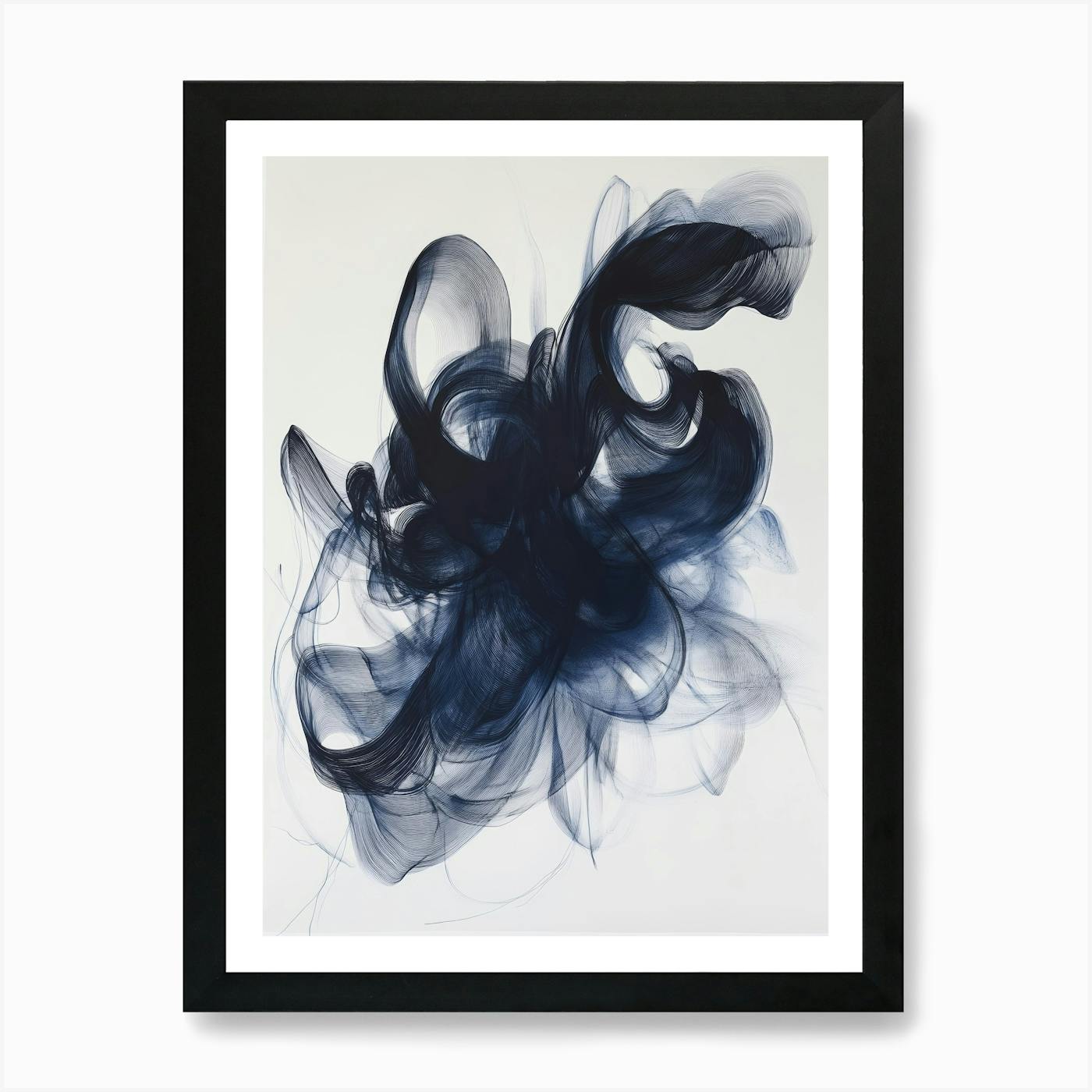 SMOKE‘S ART Wisp Smoke Abstract #02 - Grey - Mint Art Co