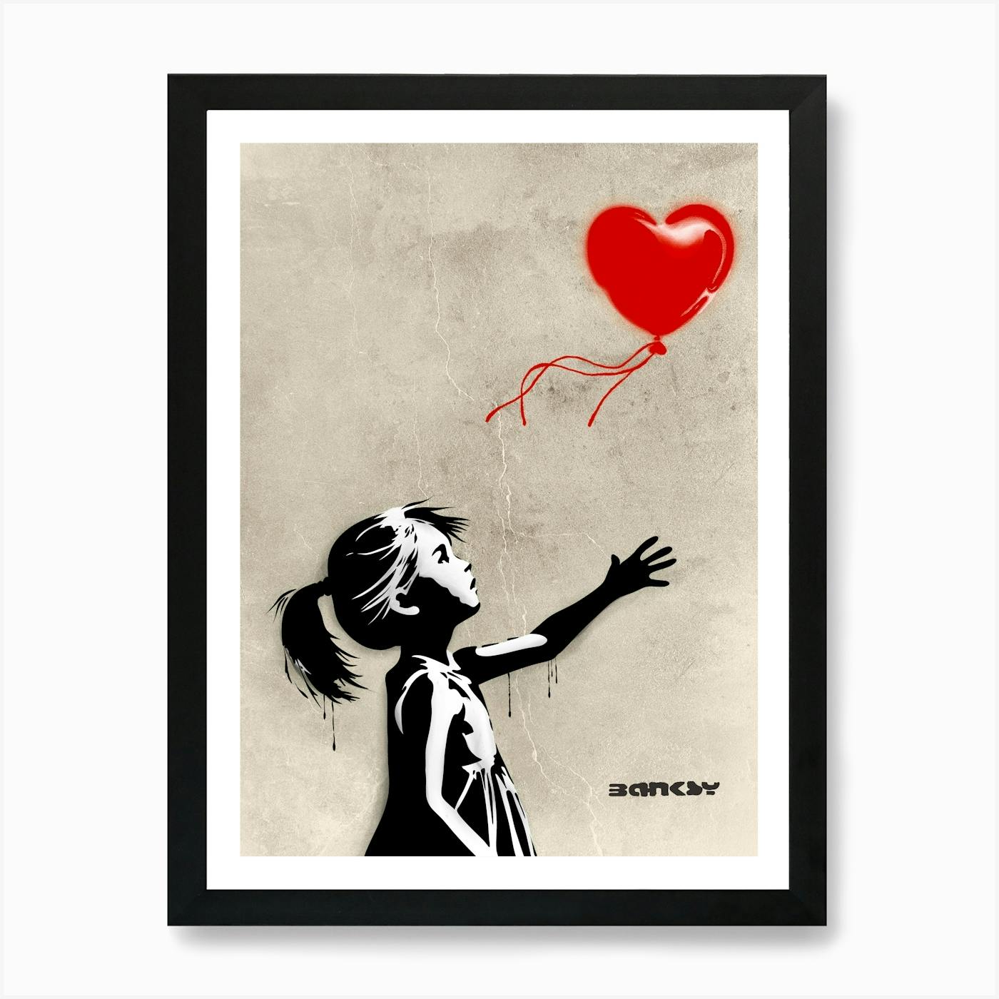 FLYING WITH BALLOONS Art Print by POP ART WORLD - Fy