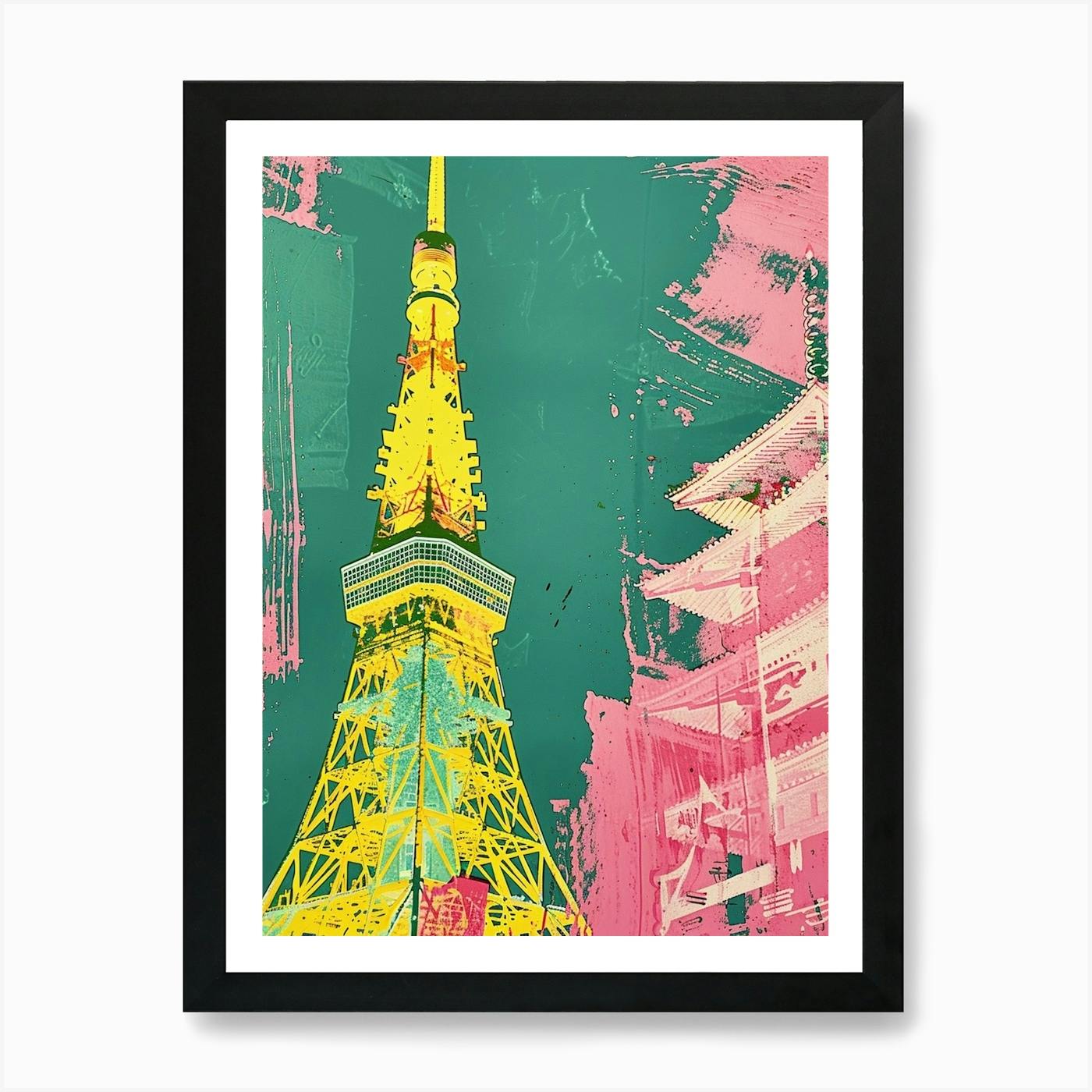 Tokyo Tower 5 Art Print by ThatWorksMedia - Fy