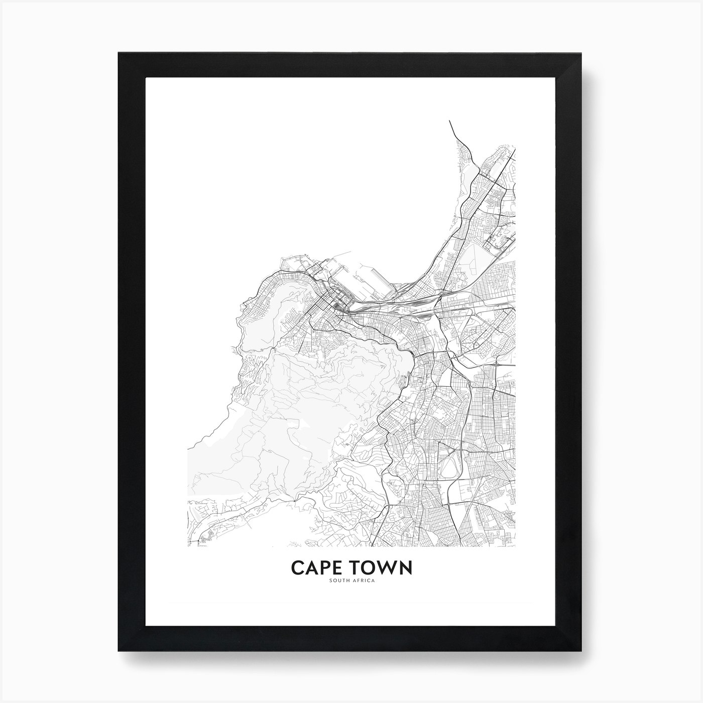 Cape Town Art Print by Atlas Prints Fy
