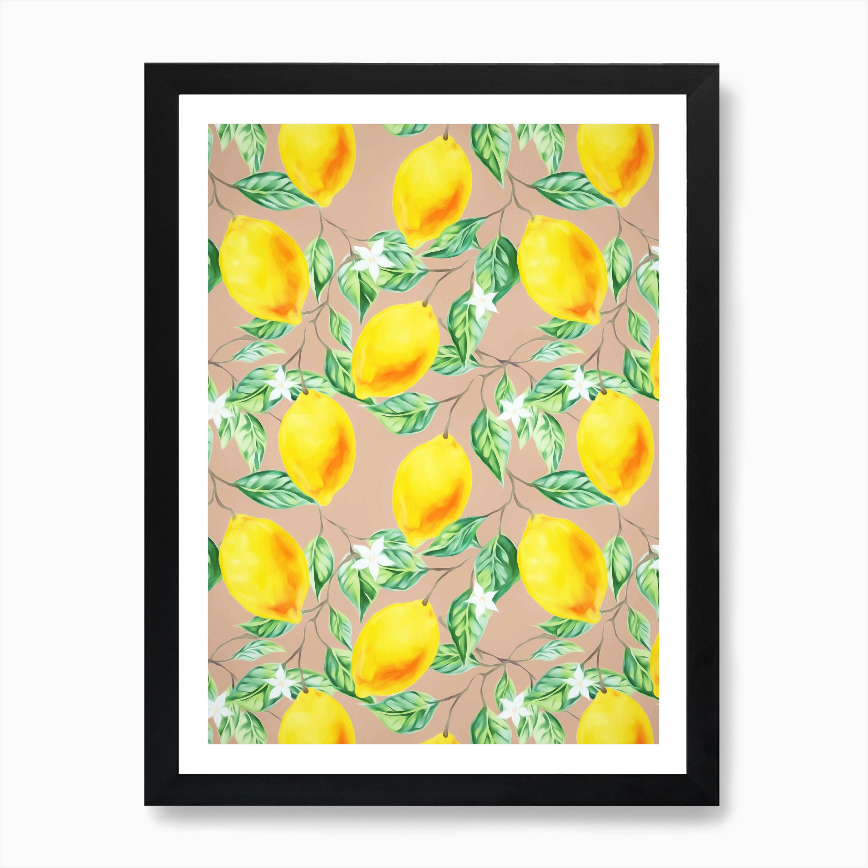 Lemon Fresh In Art Print by 83 Oranges - Fy