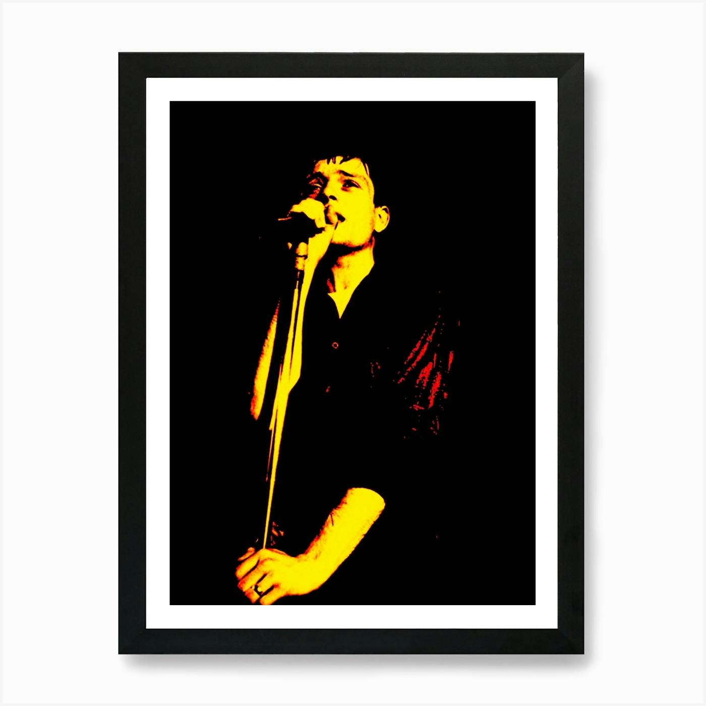 Joy Division Ian Curtis 公式ポスター＋額縁 Joy Division Ian Curtis Vintage U.K. Import Poster 1980's