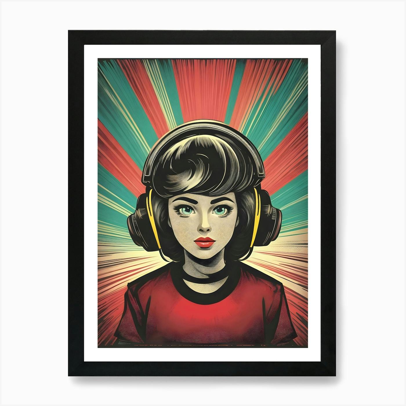 Sound Washington Retro Pop Art 15 Art Print by PixelPerfect - Fy