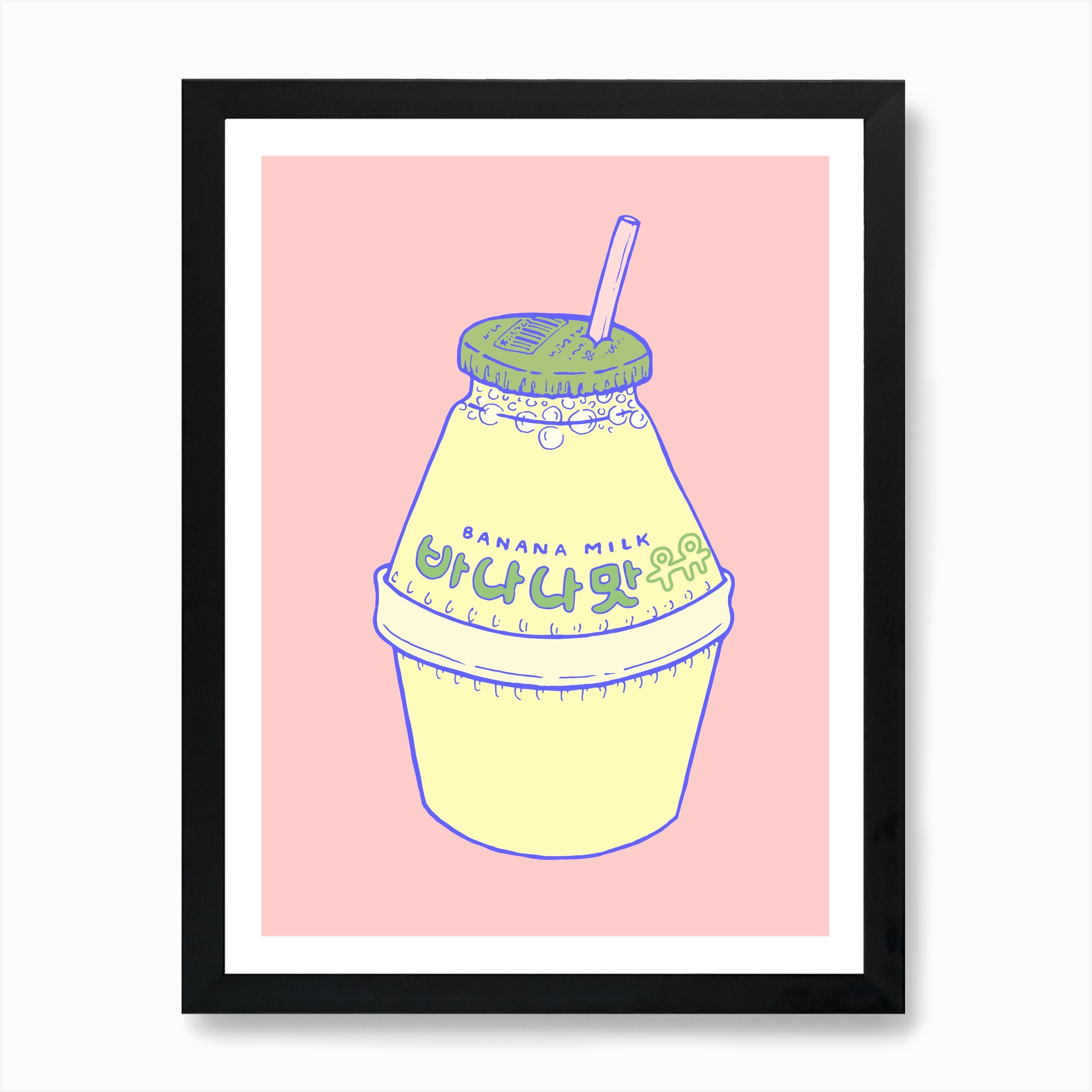 Banana Milk Art Print by Laura O'Connor - Fy