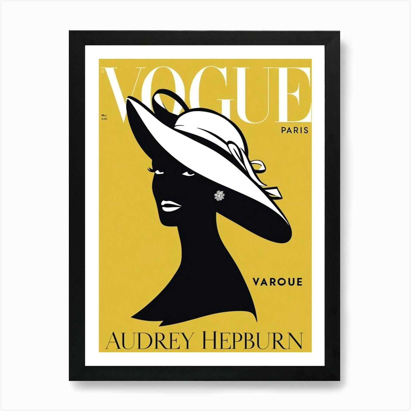 Vogue Shine Stars Ok Art Print by Mercedes Lopez Charro - Fy