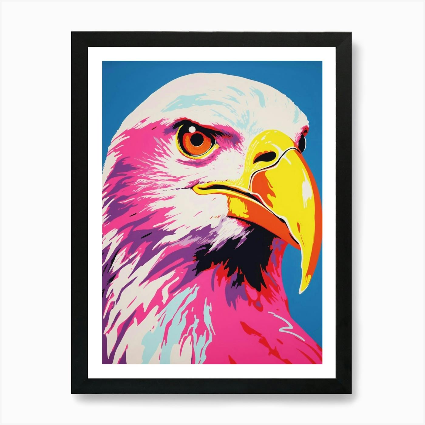 WARHOL、BALD EAGLE、希少画集画、新品高級額、額装付 美術品・アンティーク・コレクション