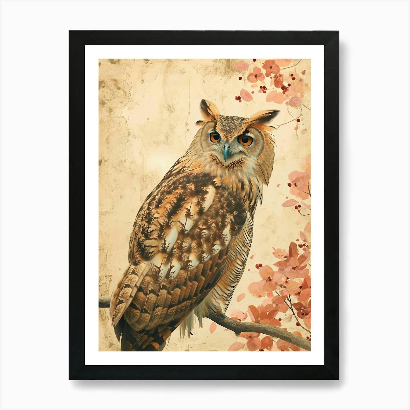 European Eagle Owl - Limited Edition high quality Print - Large