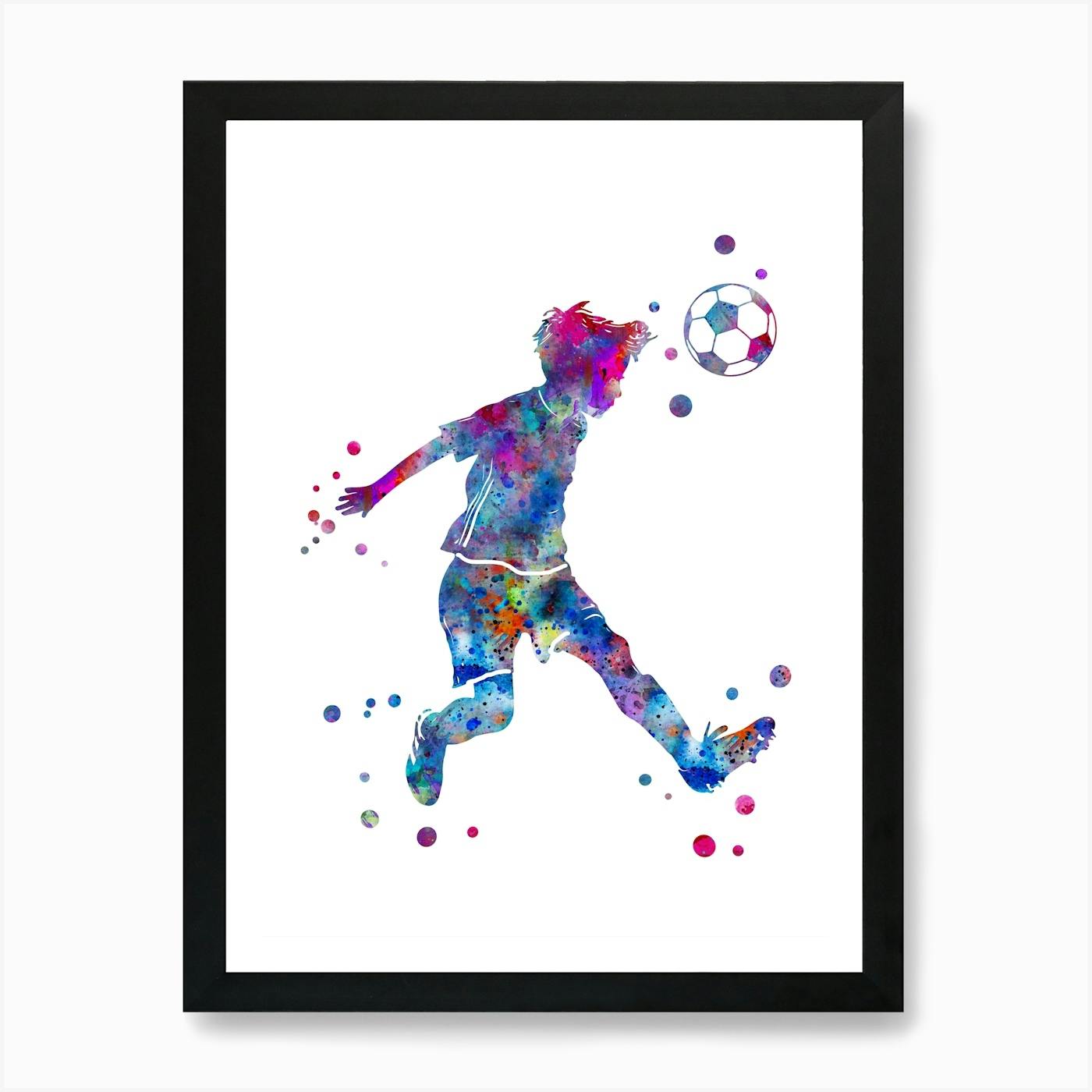 soccer. デモCD Sandal Art Soccer Ball Art Print by DC55ART - Fy