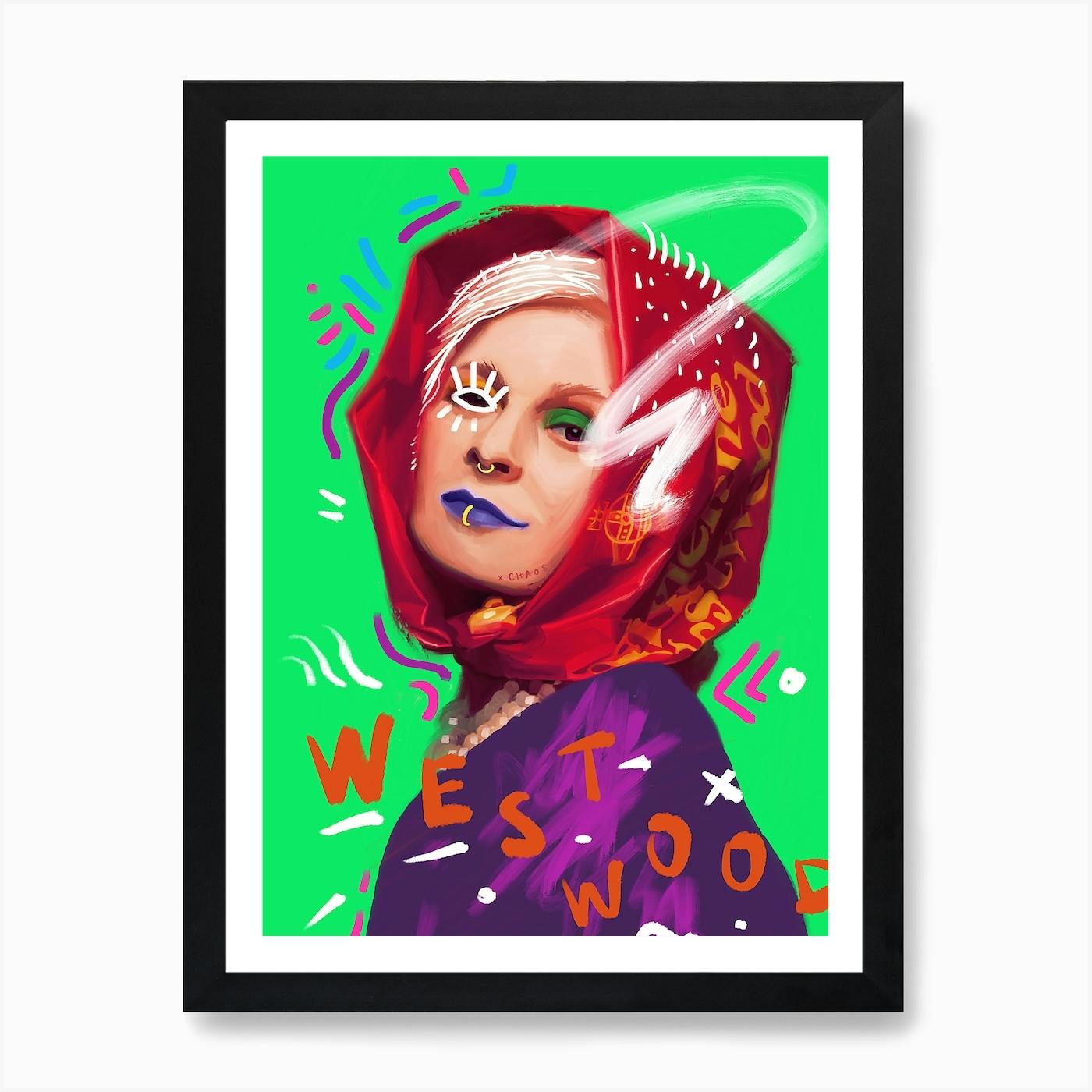 Vivienne Westwood Art Print by Pop Art By Tadej - Fy