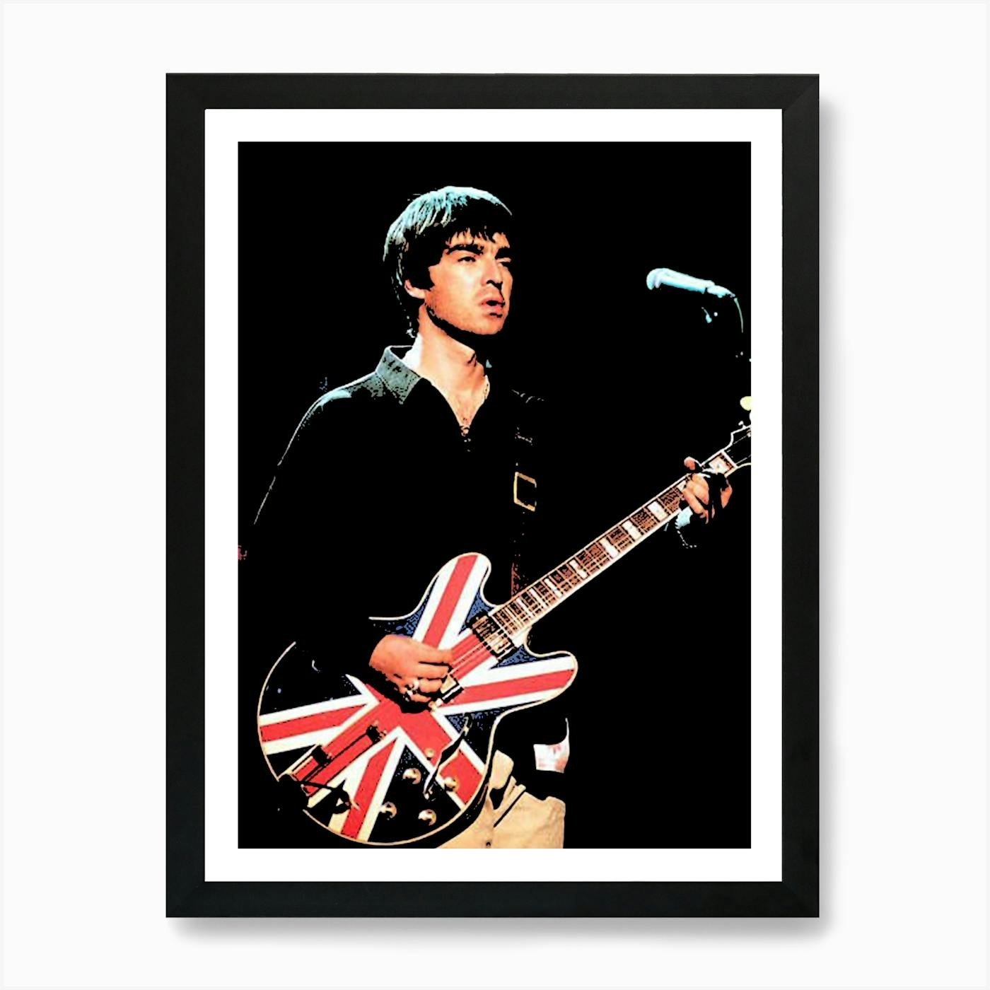 rockstar Noel Gallagher oasis music band 2 Art Print by
