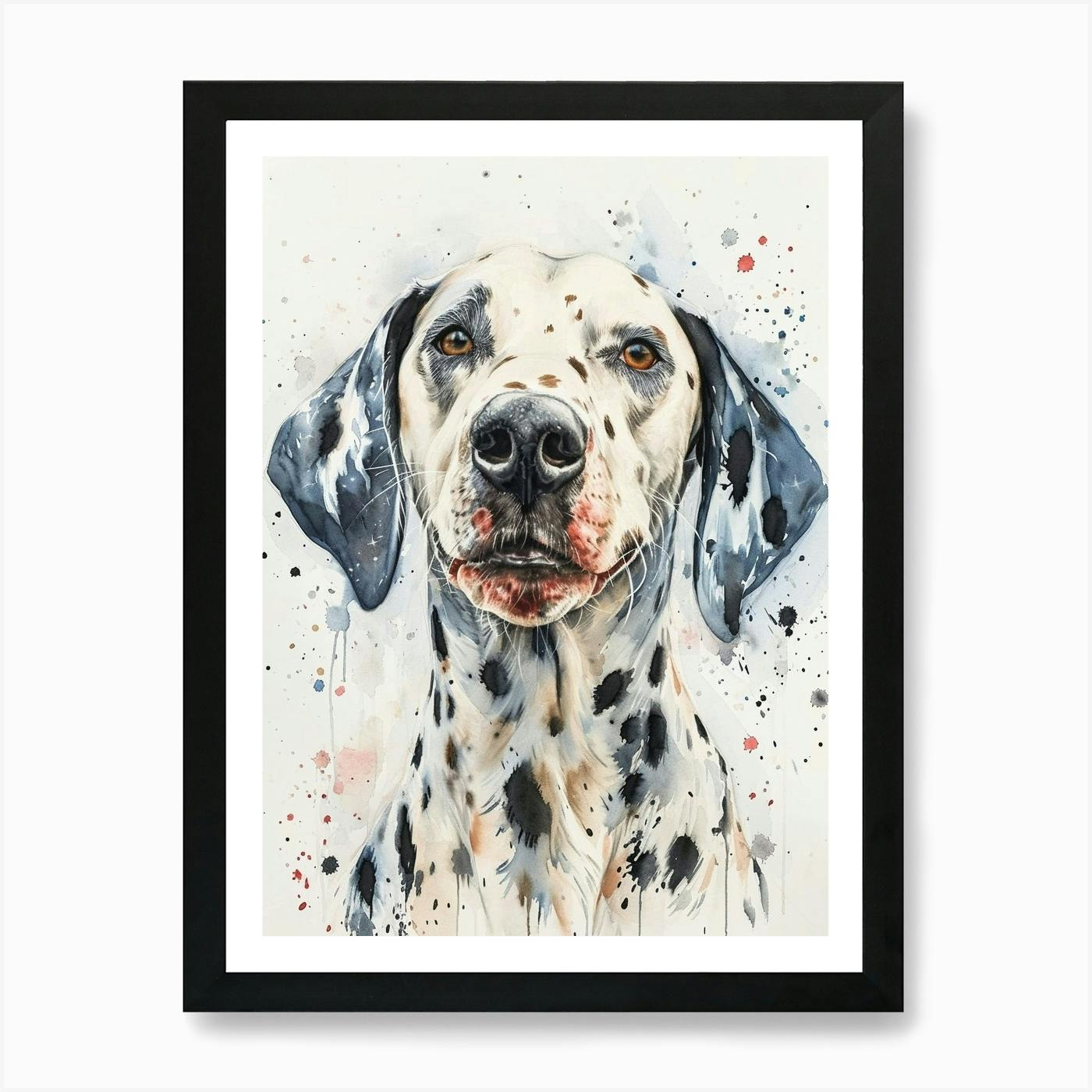 ORIGINAL Dalmation Watercolor Painting selling 11