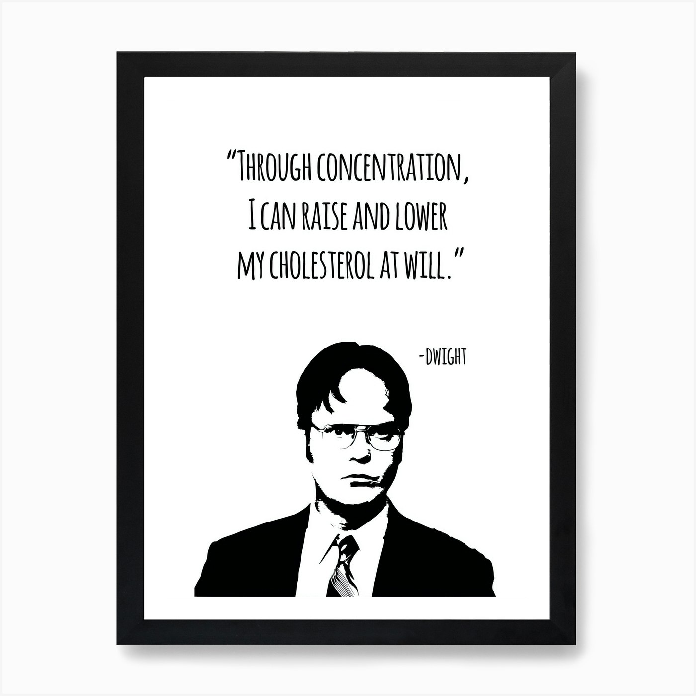 Dwight Schrute Quotes 6 Art Print by KunStudio - Fy