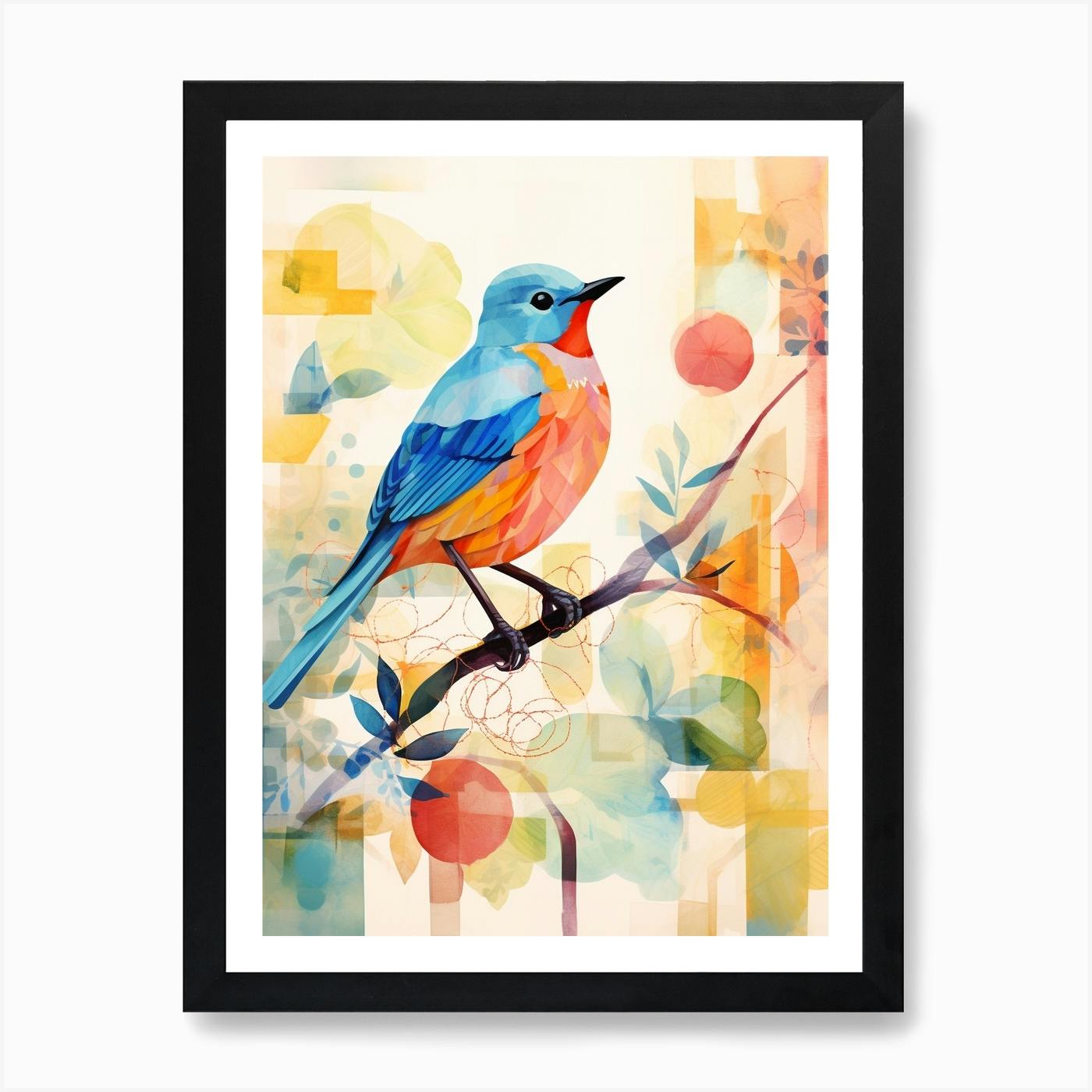 Shop Bird Painting Collage - 14