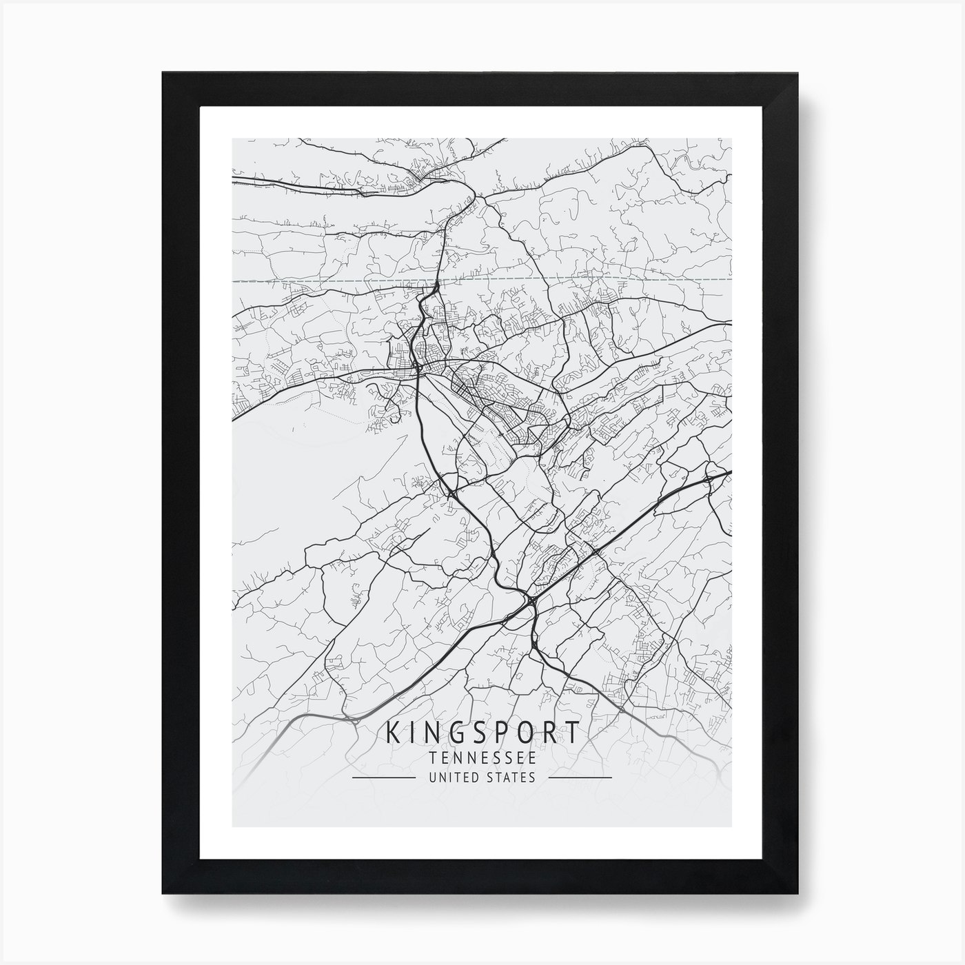 Kingsport Tennessee Art Print by KunStudio - Fy