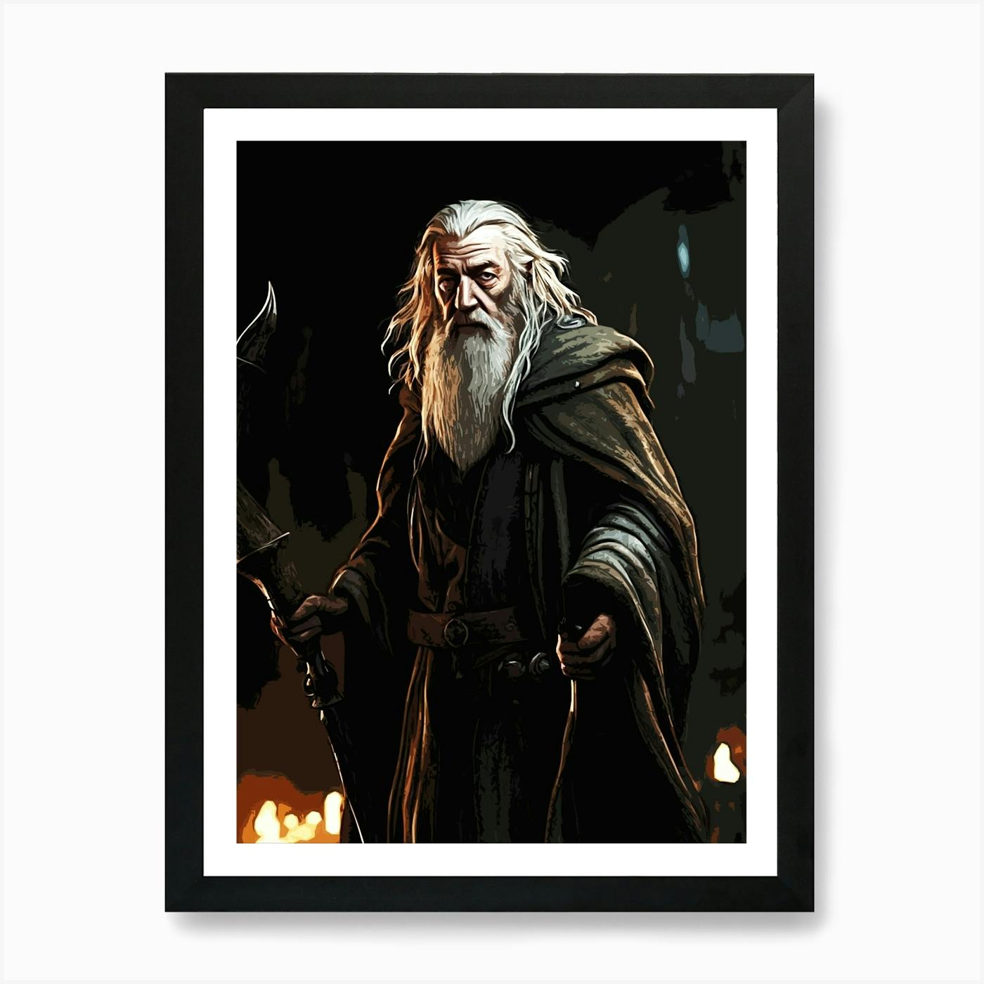 Riders of Rohan, Gandalf print, LotR canvas, LotR art, Gandalf canvas, Idea for Gift, outlet Movie wall art, Riders of Rohan art, LotR wall decor