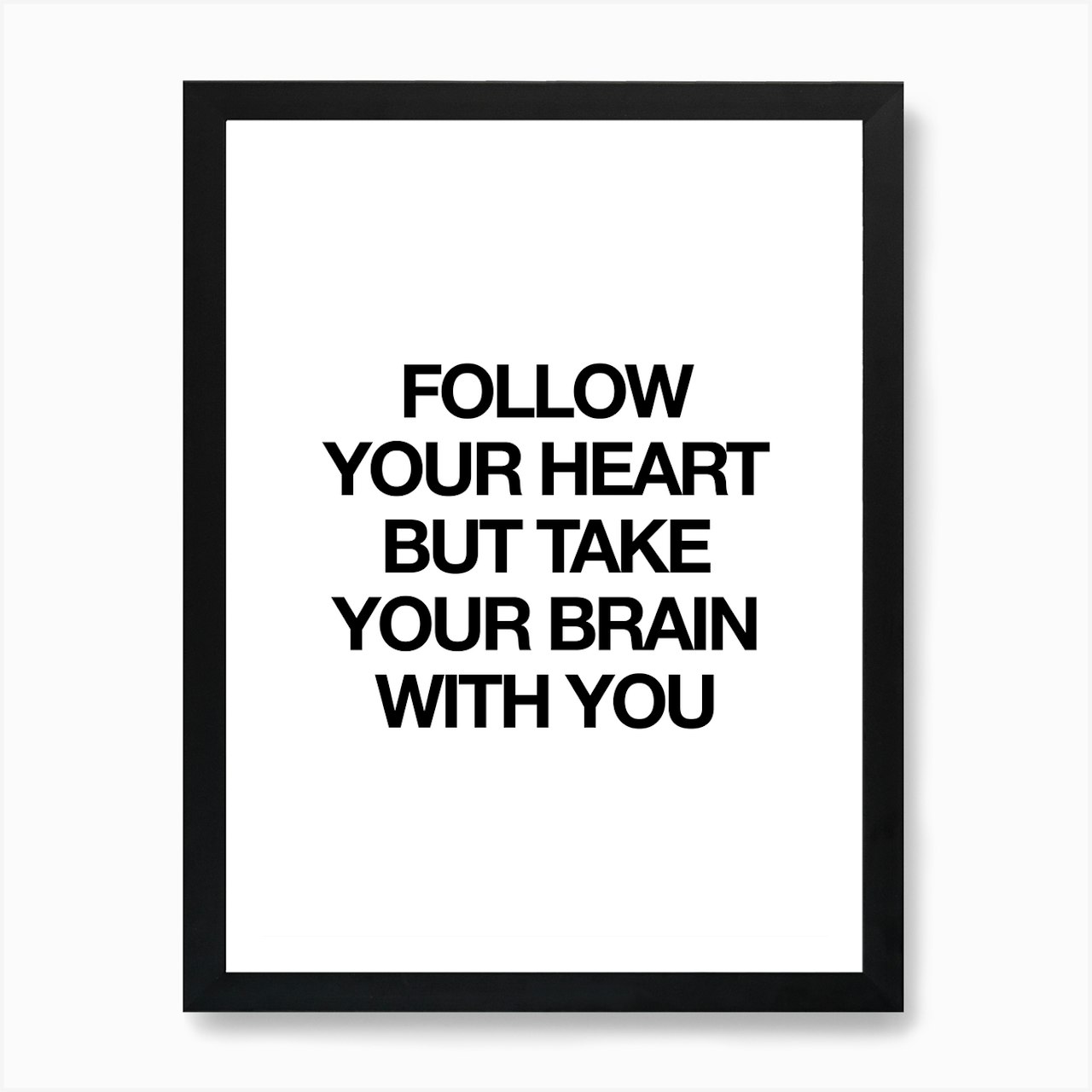 Follow Your Heart Print | Fast shipping | Fy