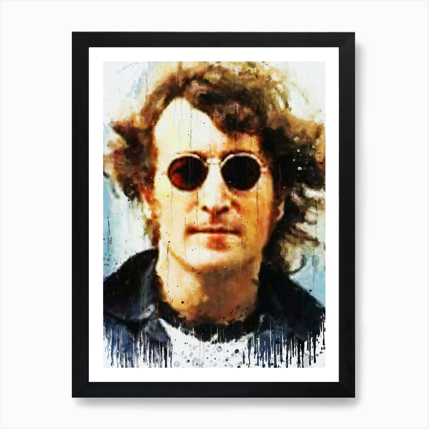 John Lennon Painting Art Print by Gunawan.Rb - Fy