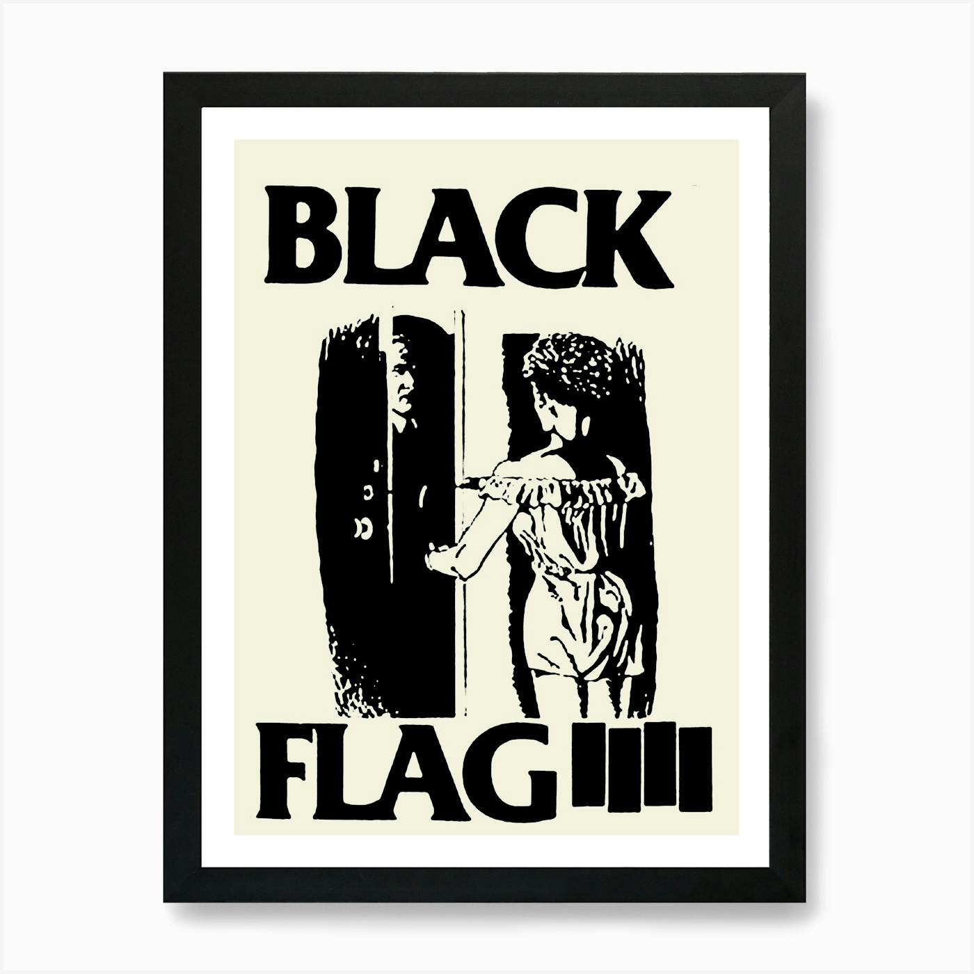 Black Flag band music 4 Art Print by music soul - Fy