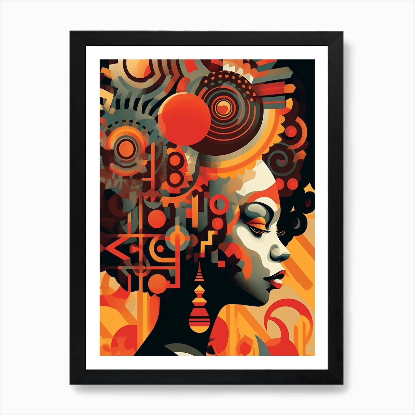 アート・デザイン・音楽 ART DECO POSTERS Art Deco inspired poster for a jazz club Art Print by