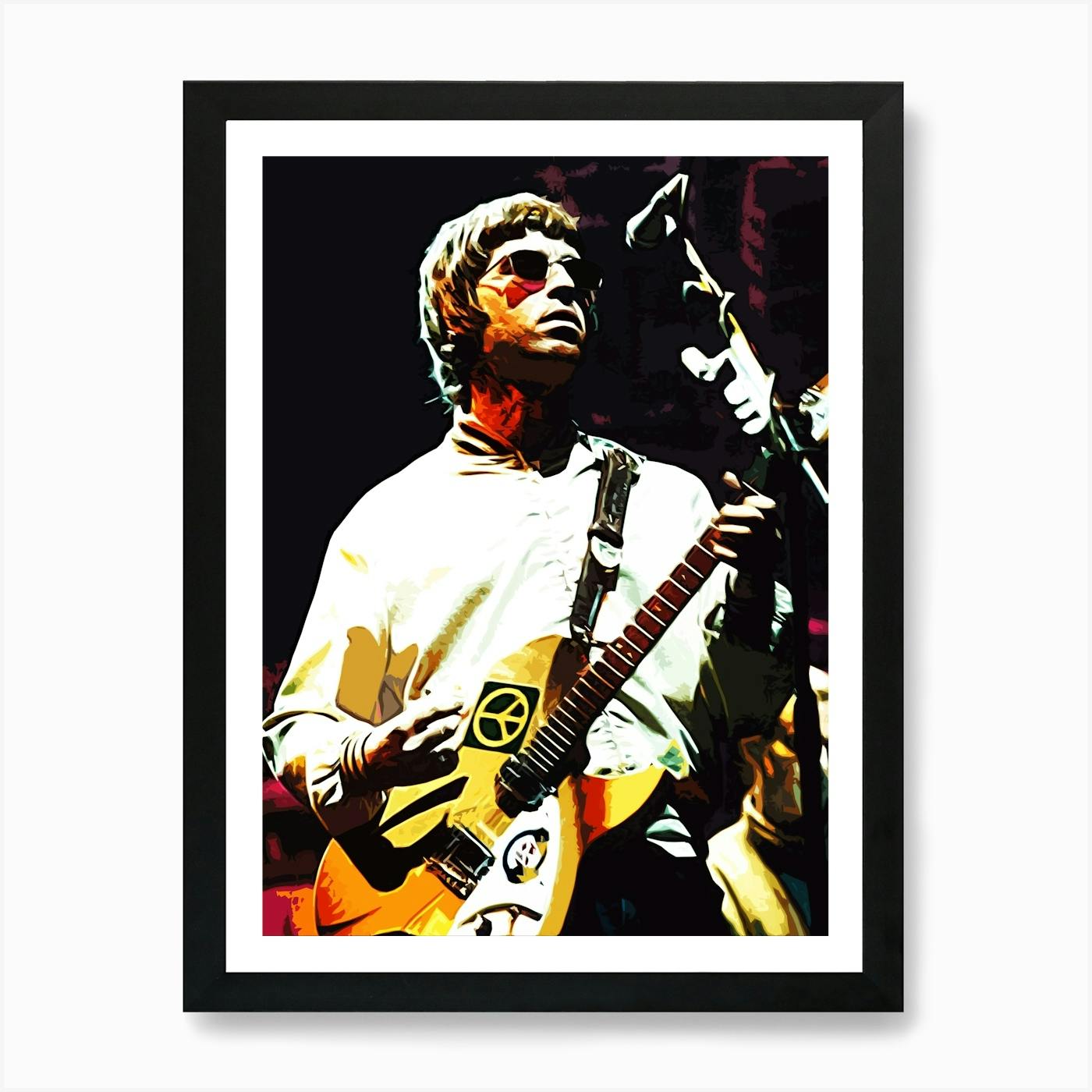 rockstar Noel Gallagher oasis music band 8 Art Print by