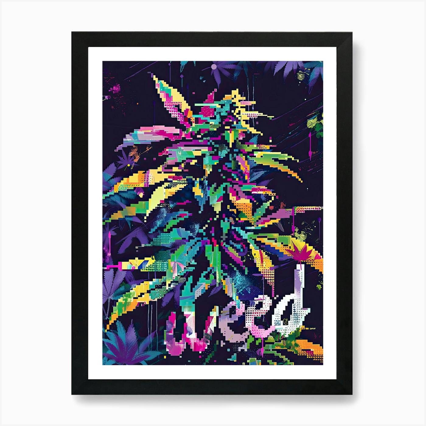 Pop Art Cannabis Art Print by Art-Syndicate - Fy