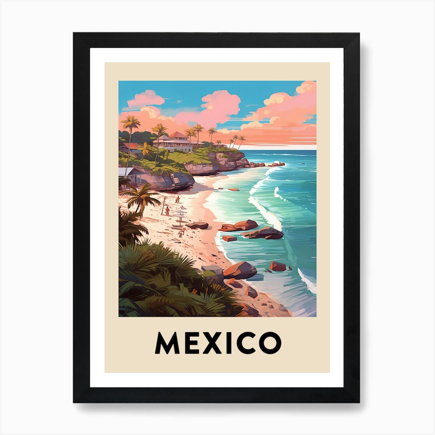 Vintage Travel Poster Mexico 11 Art Print By Travel Poster Collection Fy   71bdc0dc 6ef1 484a 91a7 7acab1bf10df 