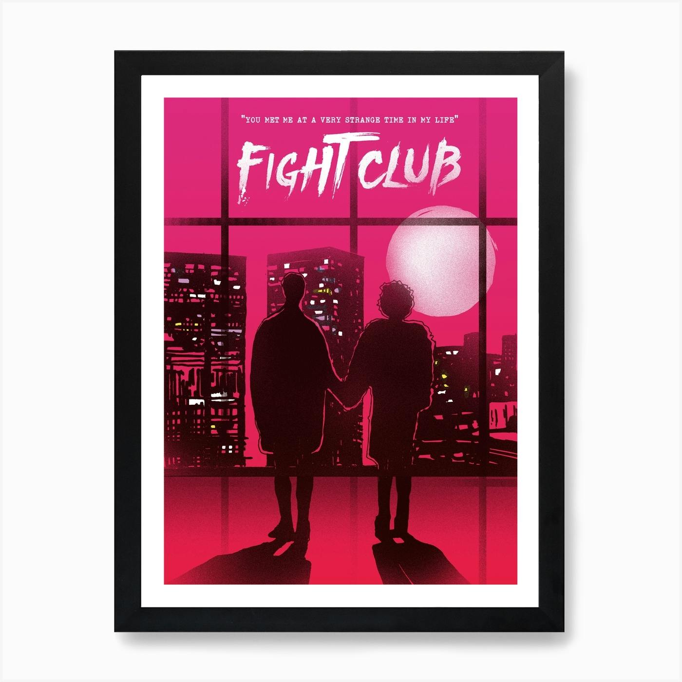 Fight Club Pop Art Art Print by Art Throb - Fy