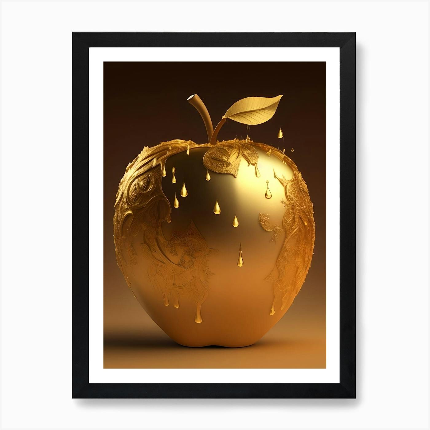 Golden Apple Tree Art Print by Nohacreations/artistrycreations - Fy