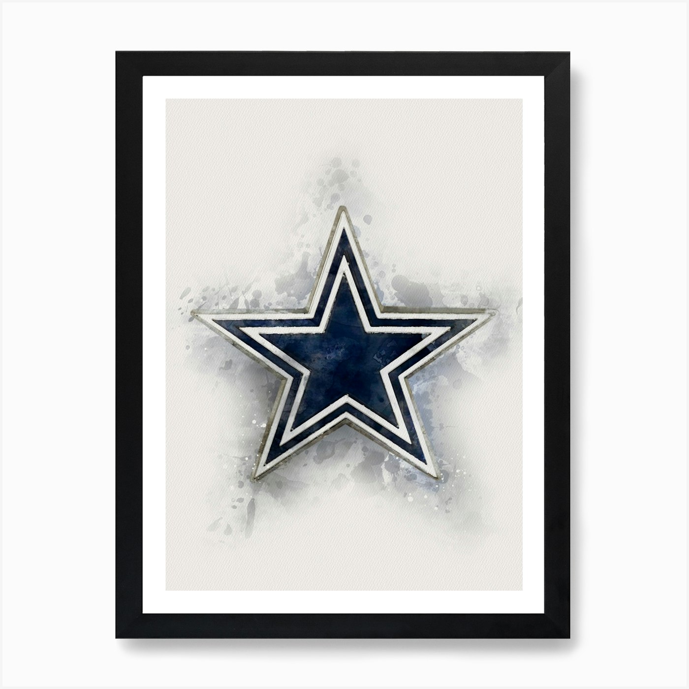 Dallas Cowboys Painting Art Print by KunStudio - Fy