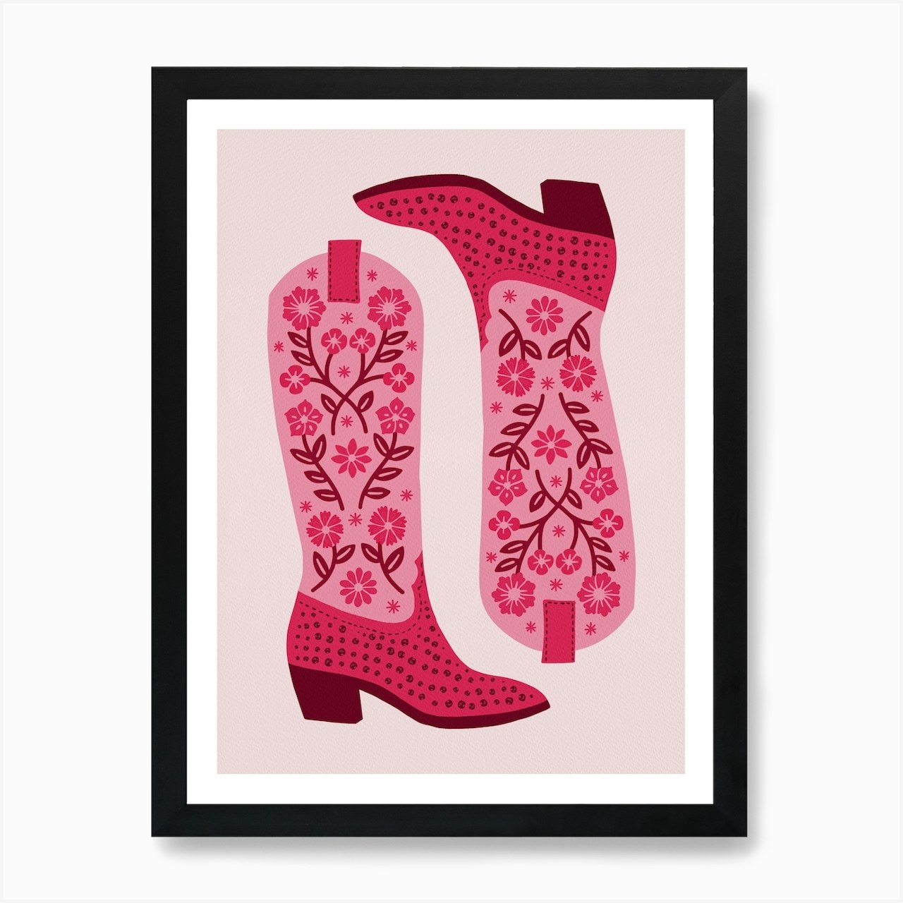 Pink Art Prints & Posters | Fast shipping & free returns on all orders ...