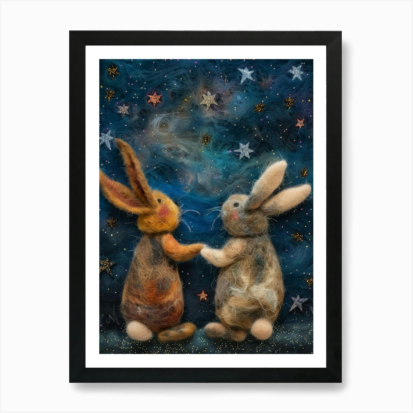 Night of the Hare Framed Art deals Print