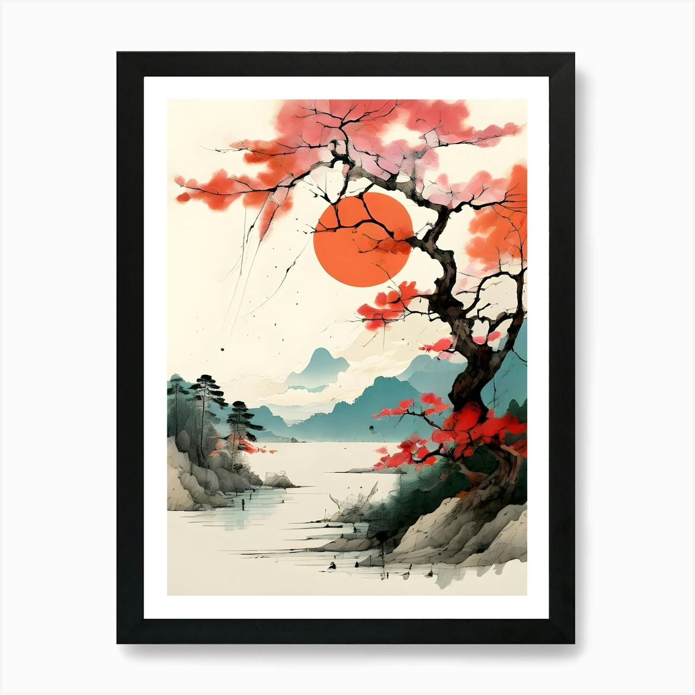 Japanese Art 1 Art Print by Jo Alex Art by Valleyrat - Fy