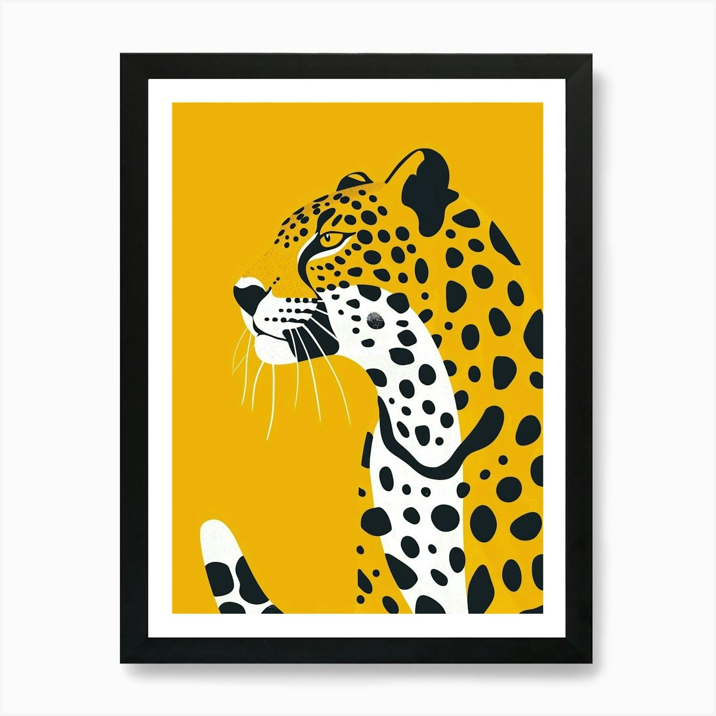 『 Yellow Leopard fam 』by Zuberi 30*40cm Amazon.com: Safari Ltd. Leopard Cub Toy Figurine - Lifelike