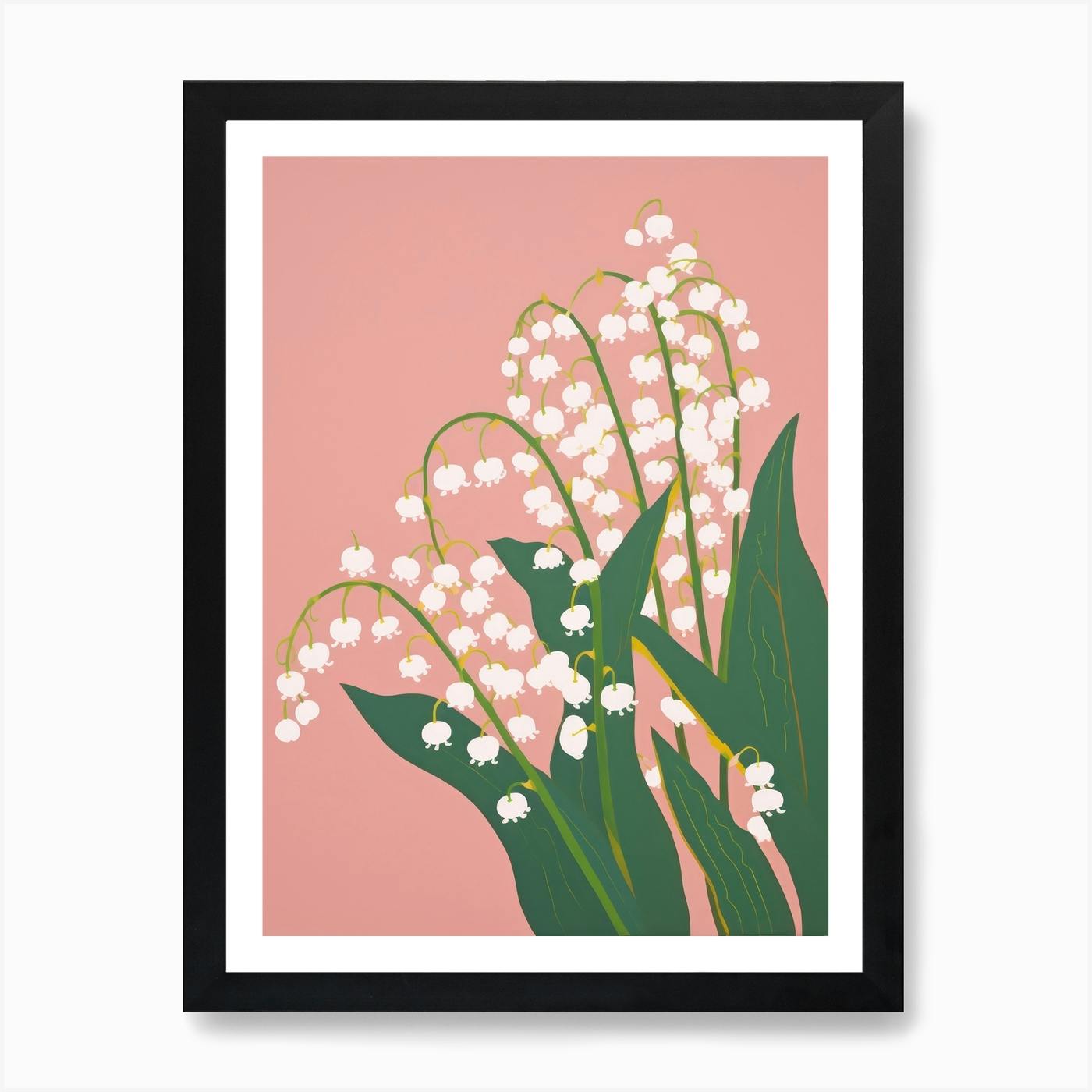 Lilies of the Valley, 2024 Limited Edition, signed art, 17 inch by 21 inch, oil Giclee print, unframed print