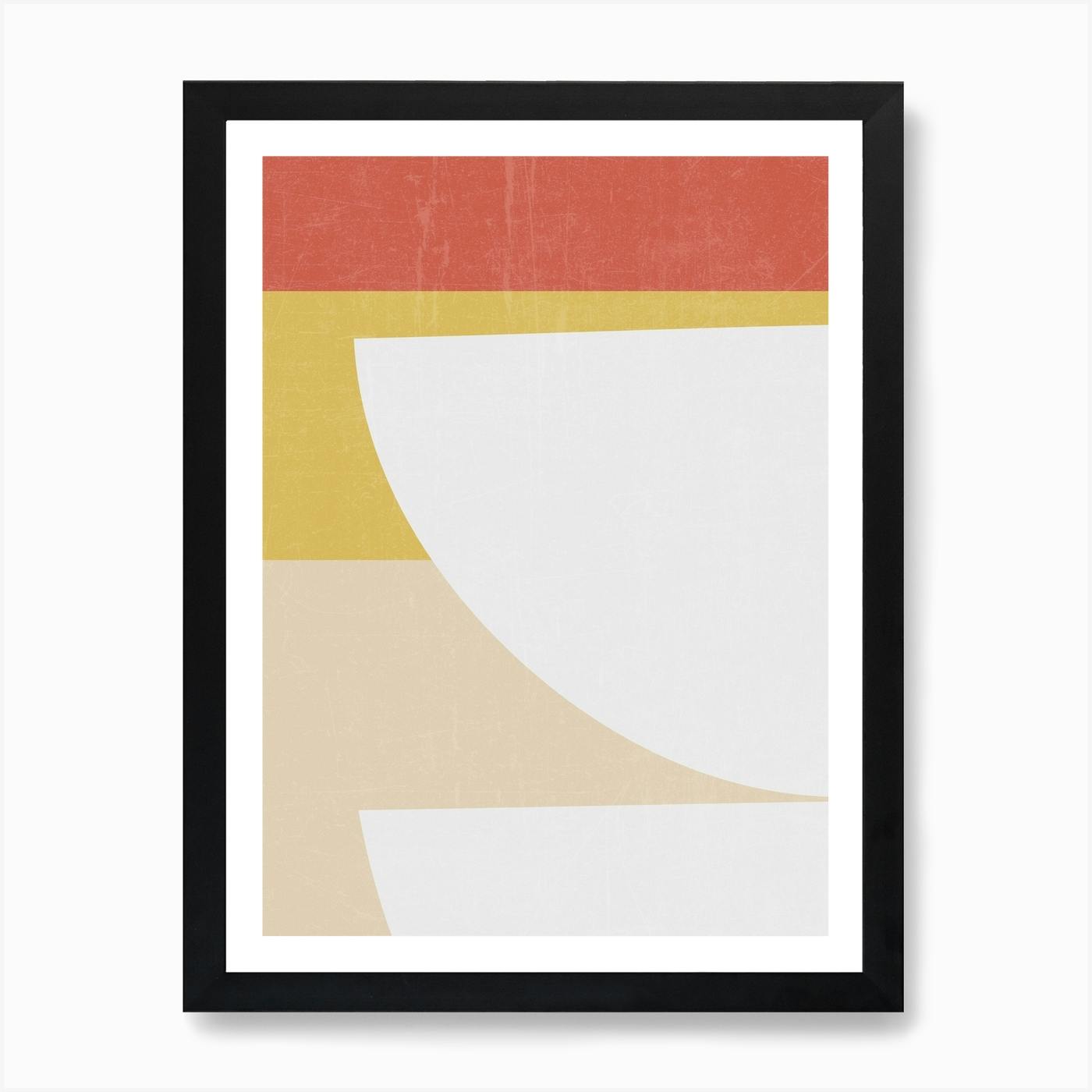 Colourful Mid Century Moderns B Art Print By Print Punk Studio - Fy