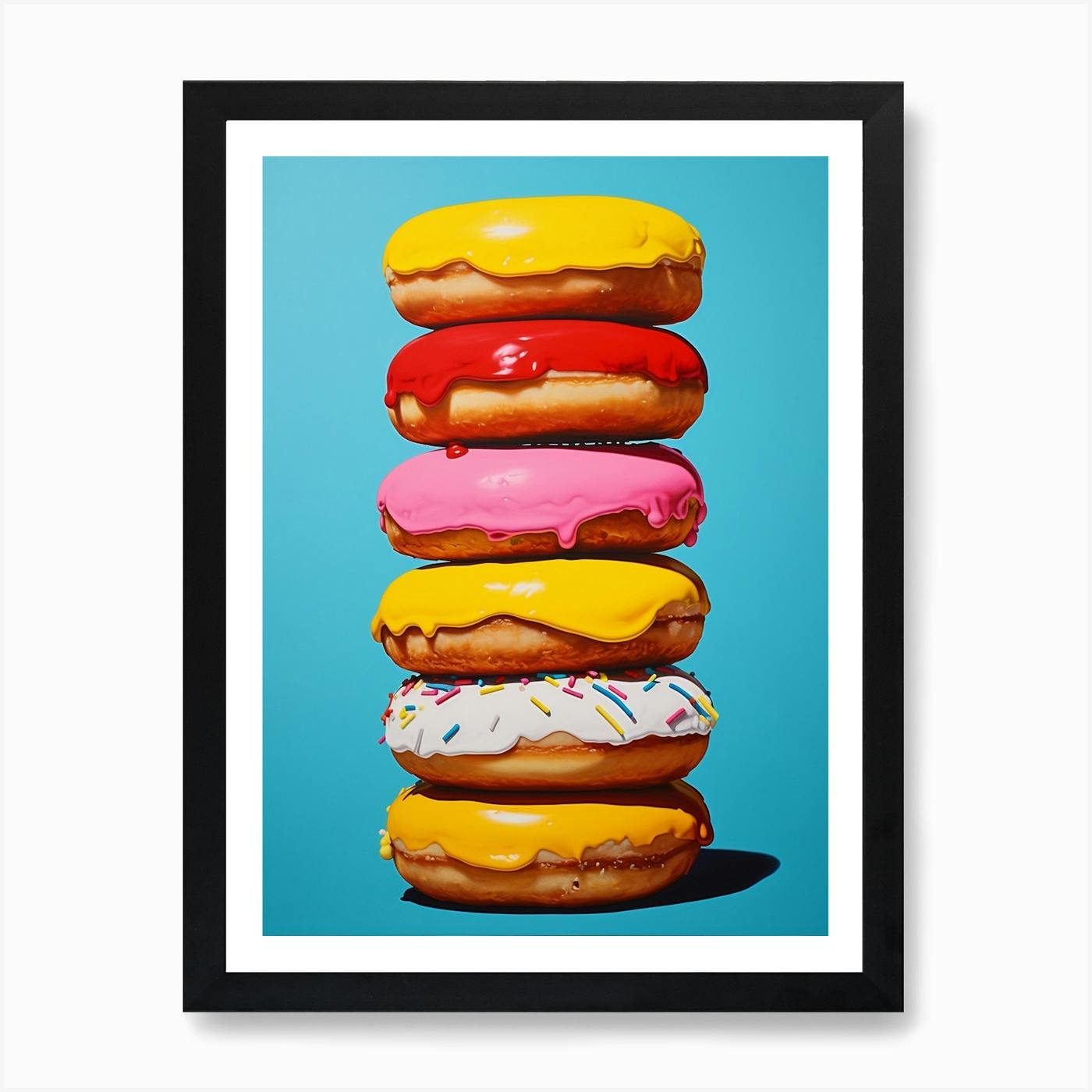 ★TOUT Y EST★ OIOI X NOTIDE DONUT ARTWORK ECO BAGNAVY OI2A1 Tote Bags – Doughnut Official AU