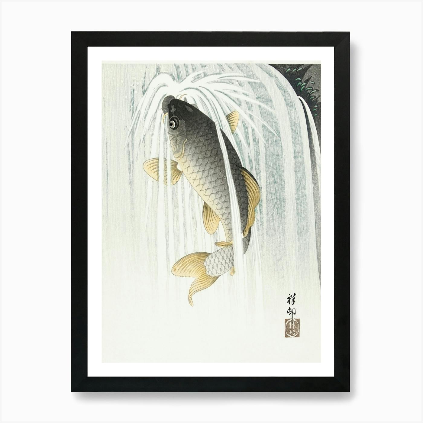 【prima art】プリマアート　鯉 Kawarimono Koi Fish Ukiyo E Style Japanese Art Print by Koi